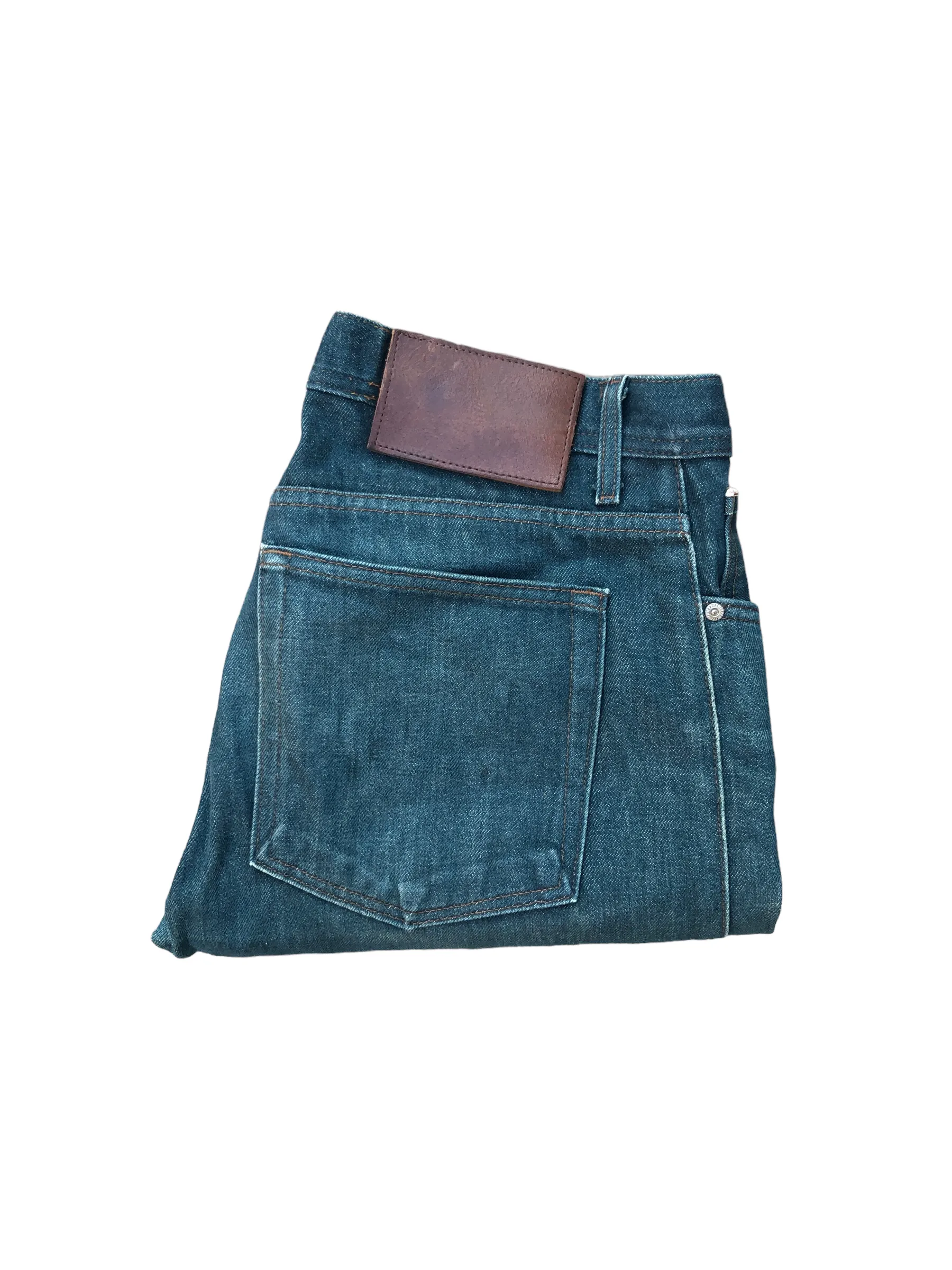 Naked & Famous Selvedge Jeans Size 36 Rusted Blue Selvedge