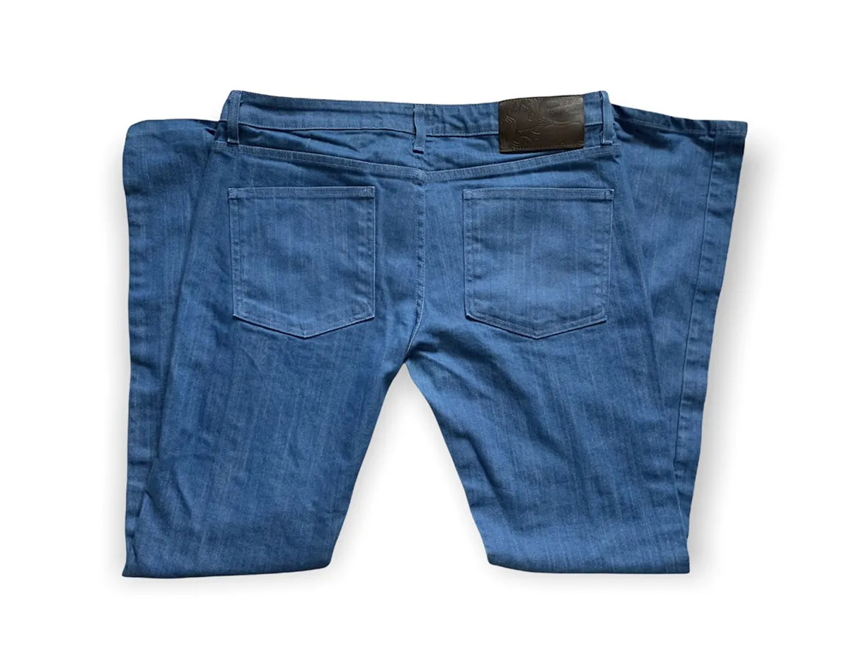NAKED AND FAMOUS RICH BLUE STRETCH SKINNY JEANS