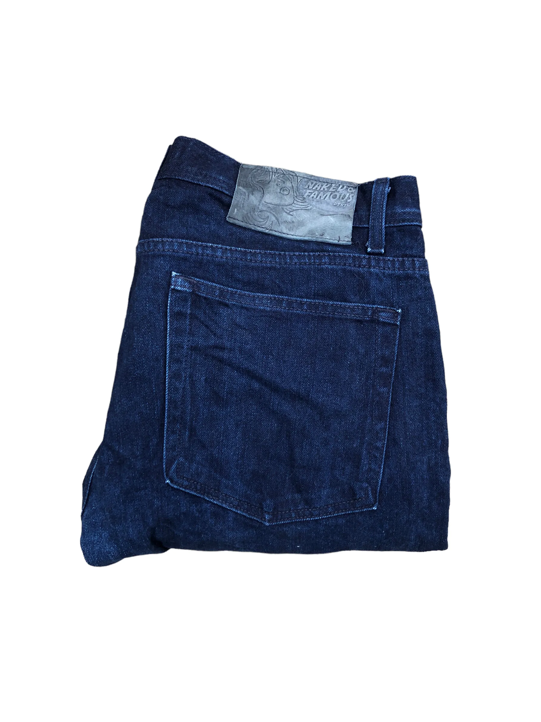 Naked & Famous Selvedge Jeans Size 36 Blue Weft Selvedge