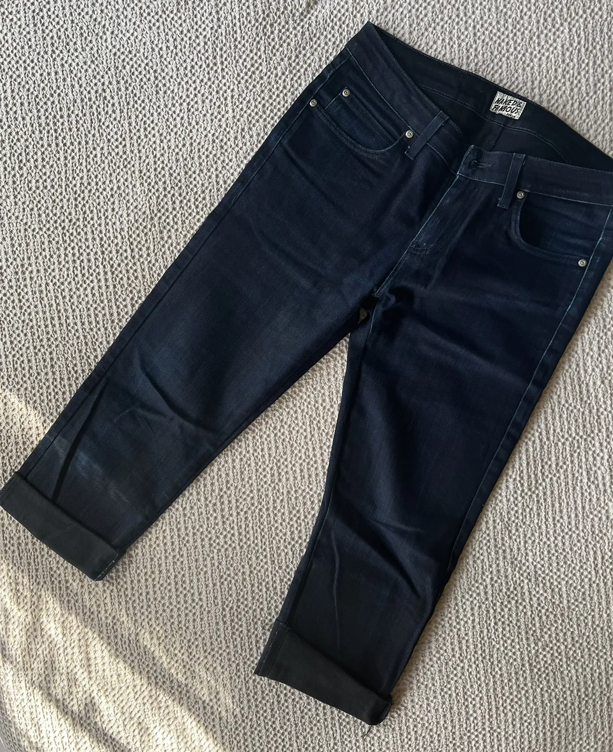 Skinny Guy Naked and Famous Denim