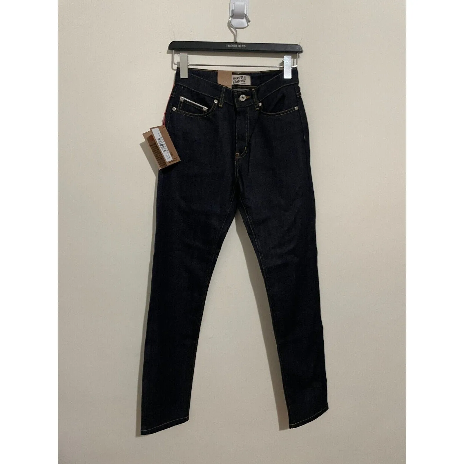 Naked & Famous high skinny Karui strech selvedge Dark Indigo