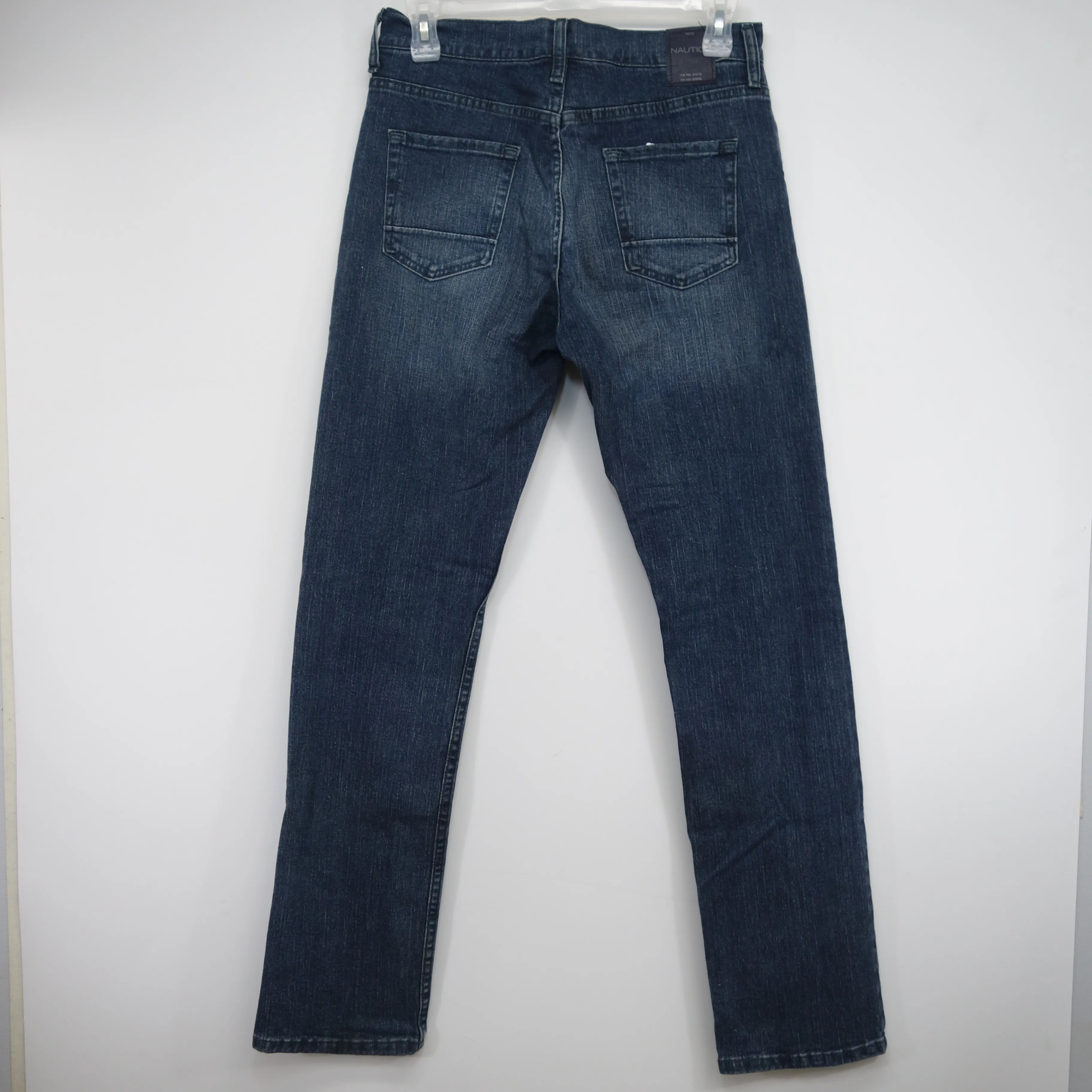 Medium Blue Stretch Straight Fit Denim Jeans 31 x 34