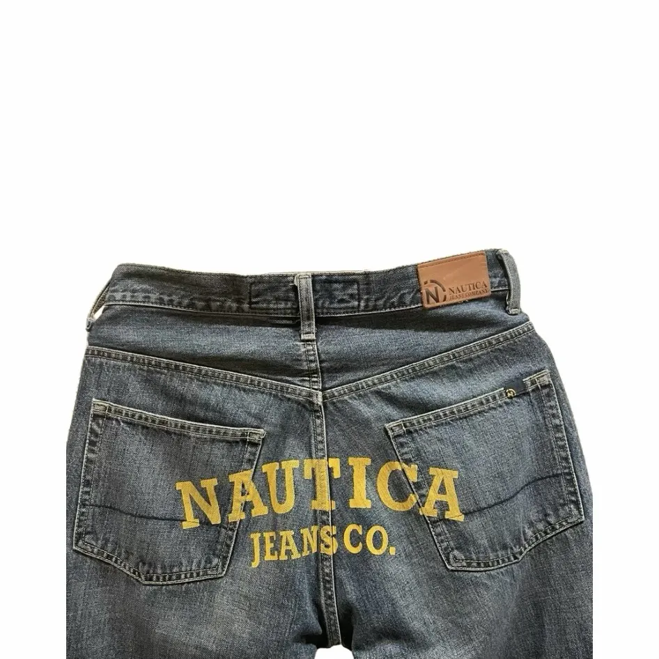 Nautica Denim Jeans Ass Logo Pants