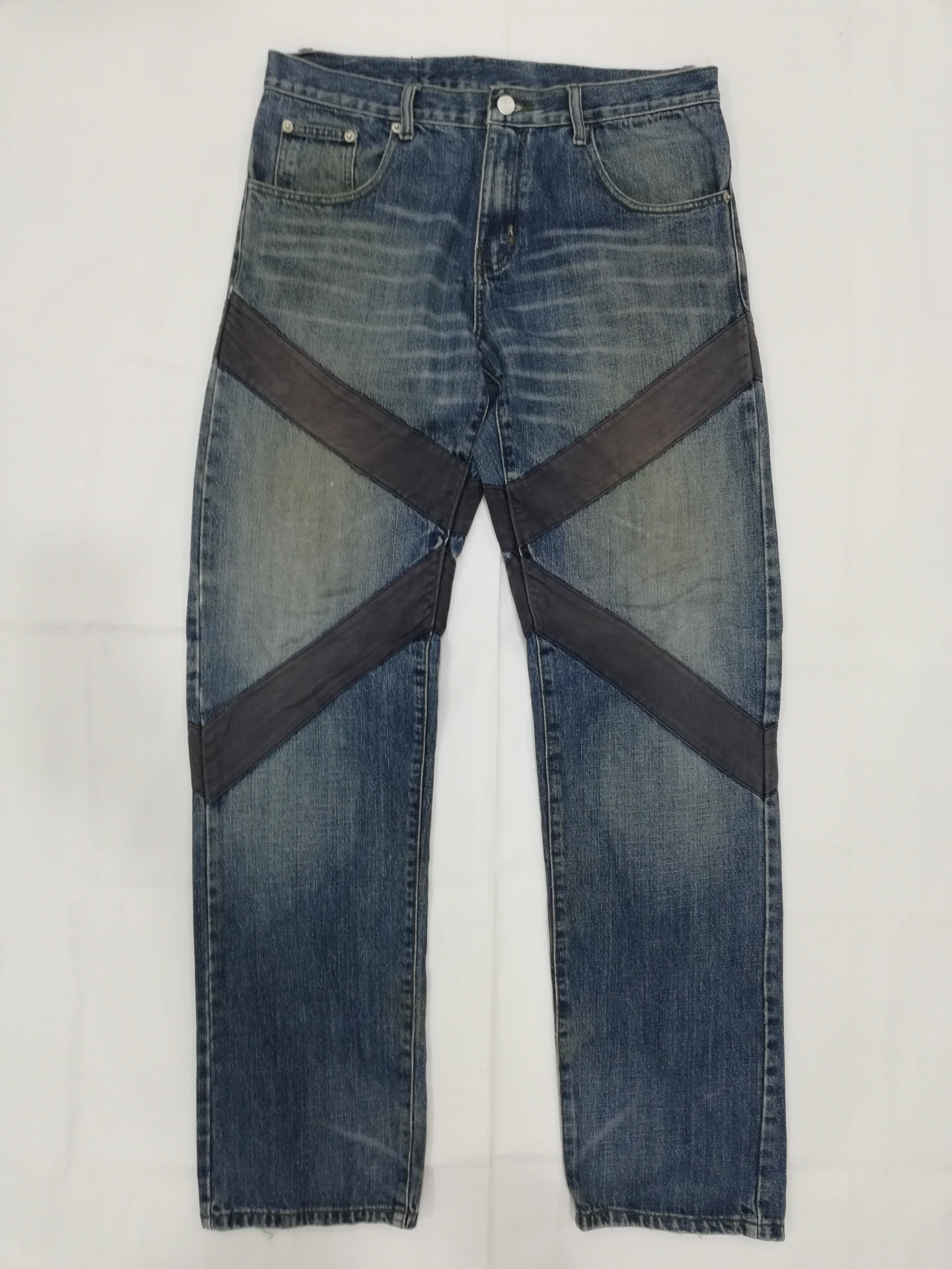 Vintage Neighborhood Patchwork Jeans