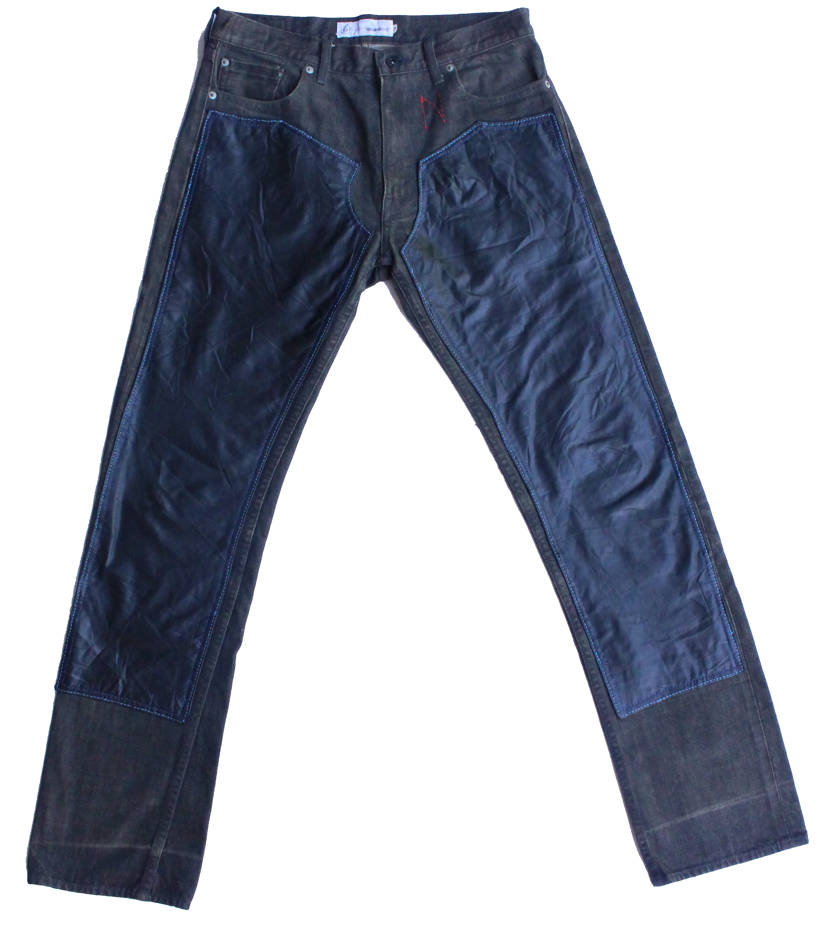 Leather Double Knee Neighborhood Selvedge
