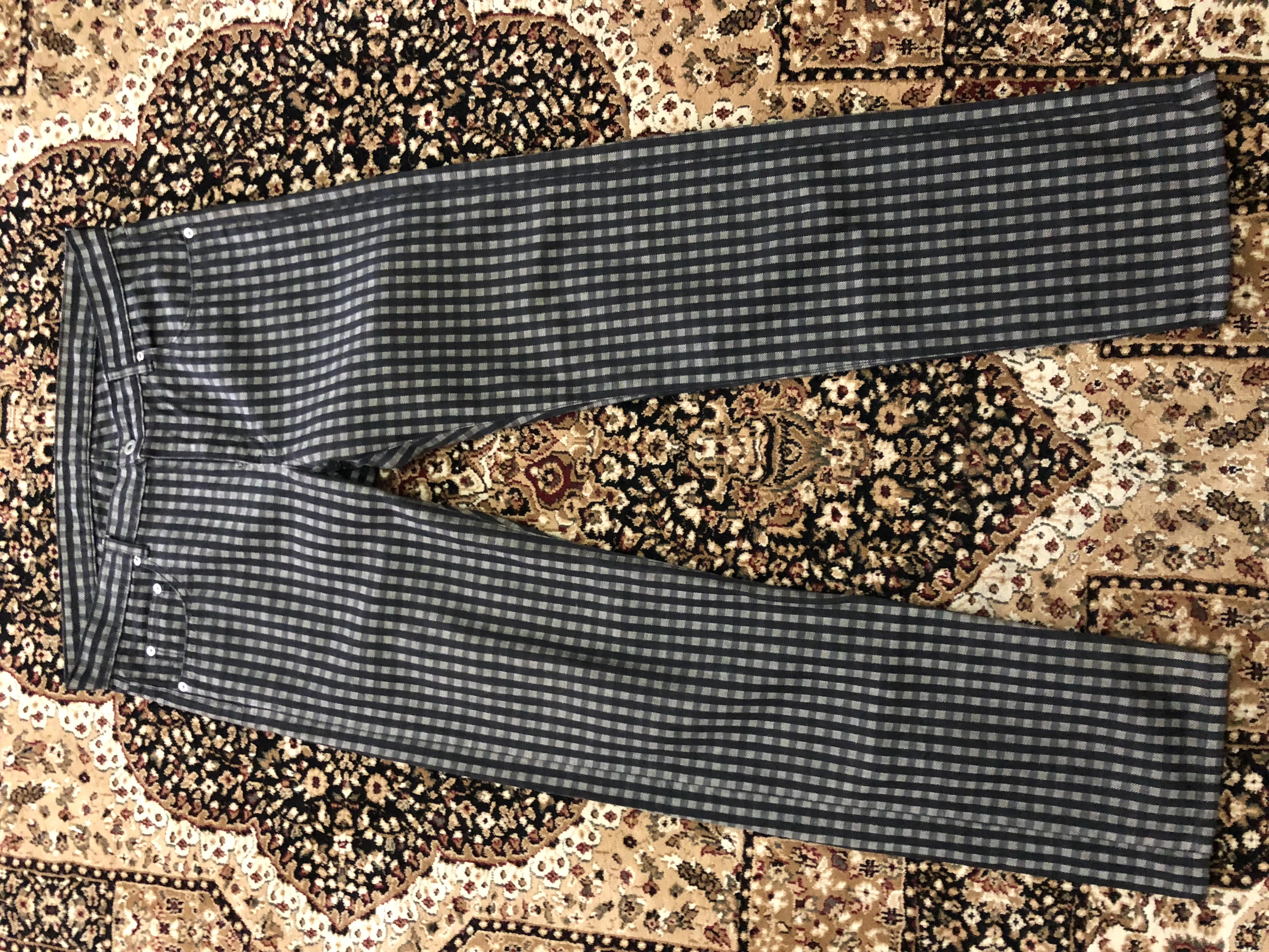 2002 Neighborhood Japan Checks Narrow Denim Jeans