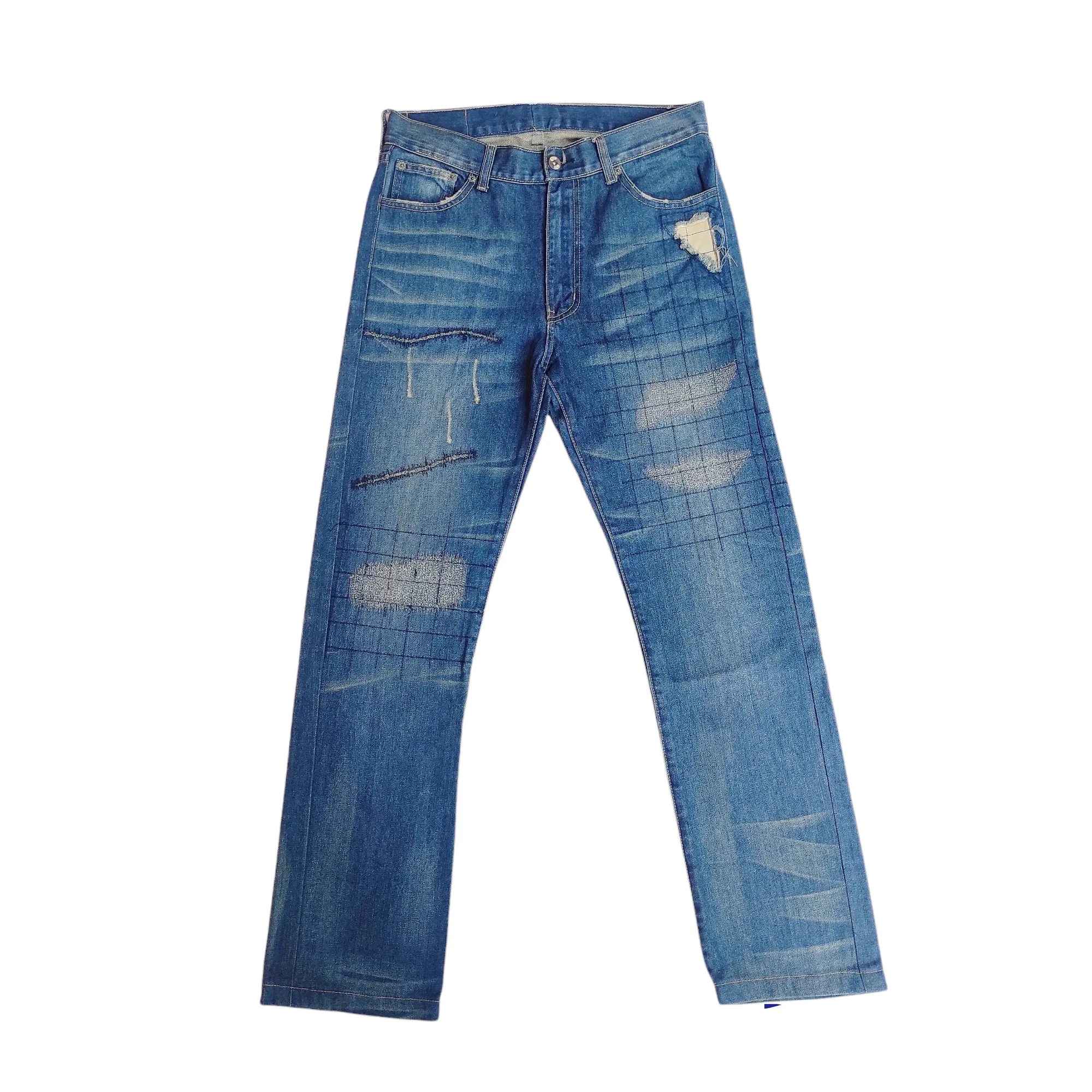 Neighborhood NBHD Basic Savage Denim Distressed Effect