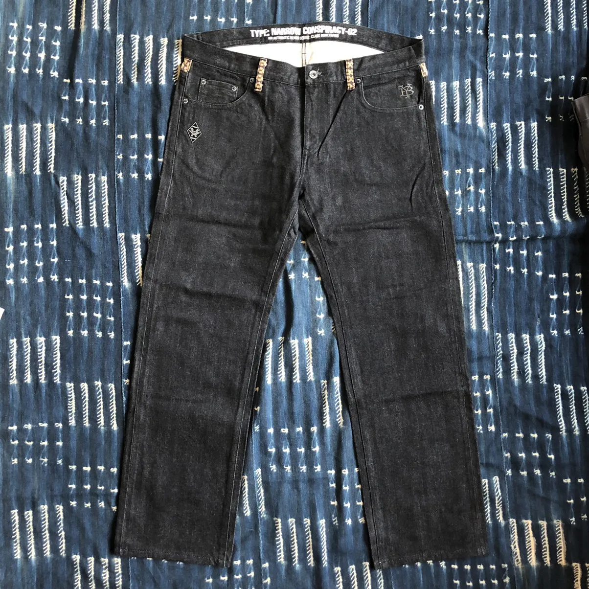 Stussy x Neighborhood Boneyard narrow denim XL