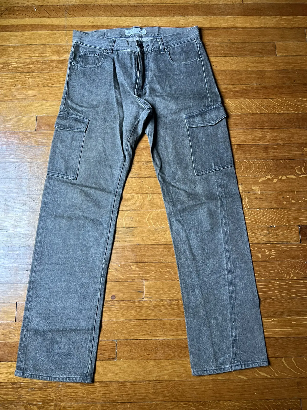 Neighborhood denim cargo pants.