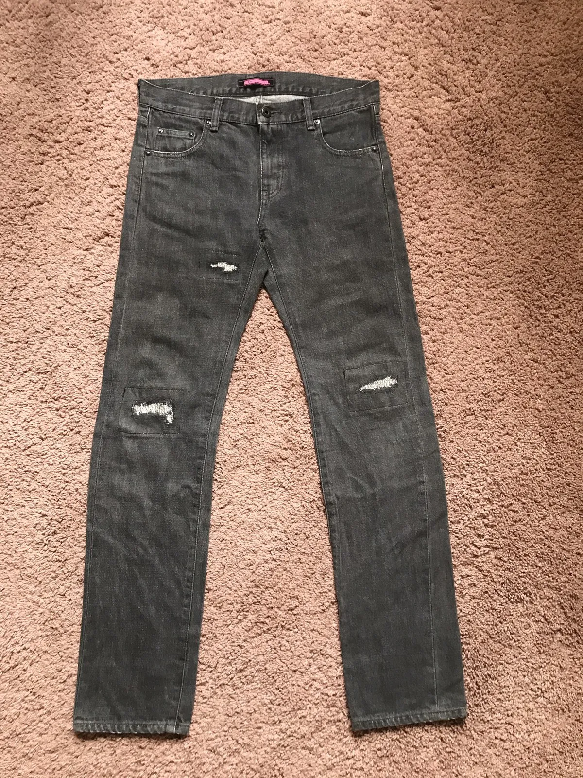 Distressed denim