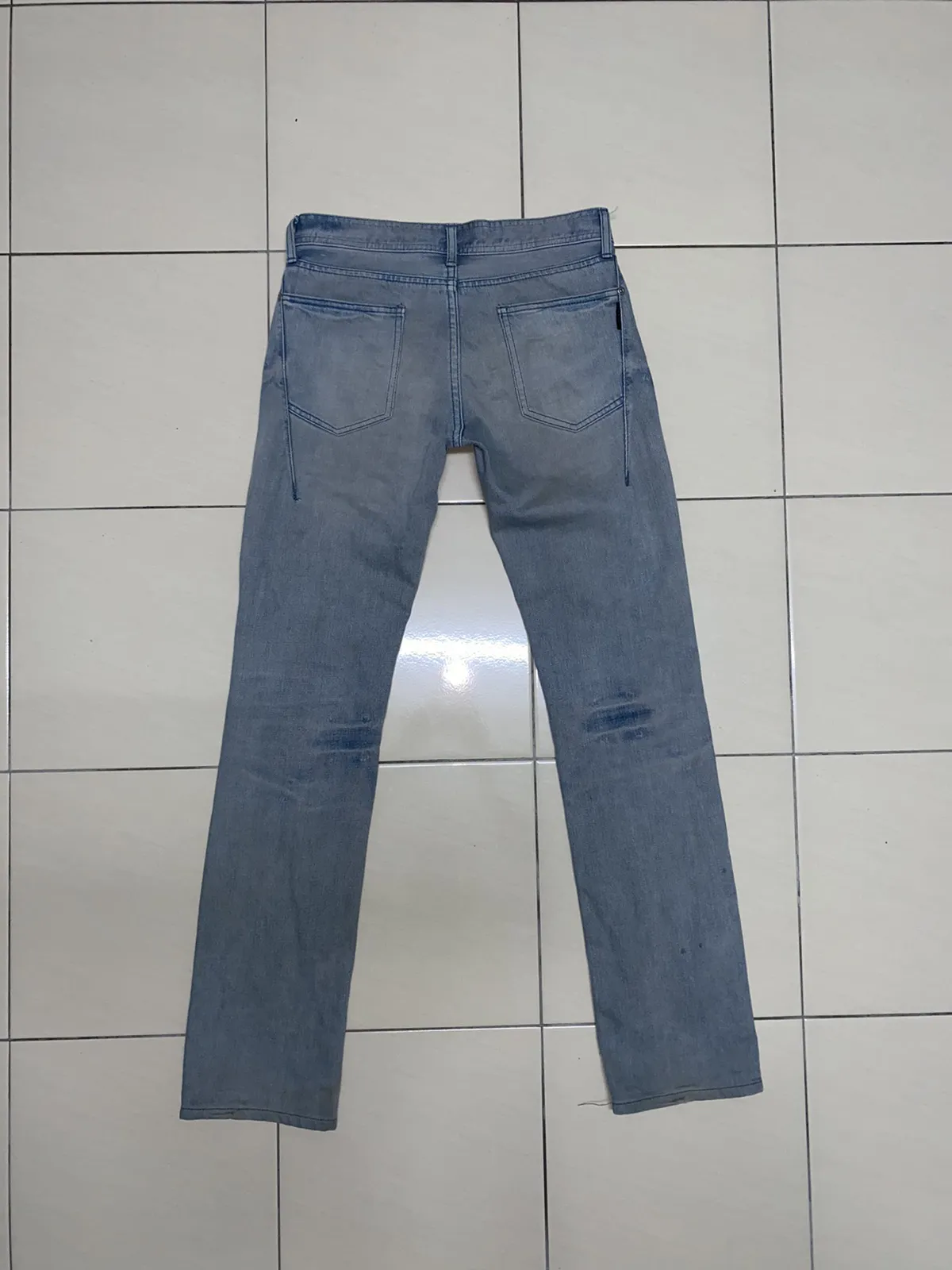 Black Barrett By Neil Barrett Stonewash Denim