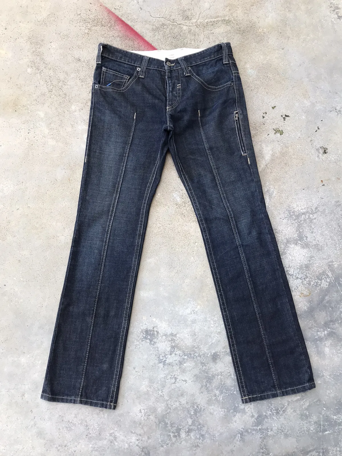 Neil Barrett Jeans Zipper Side