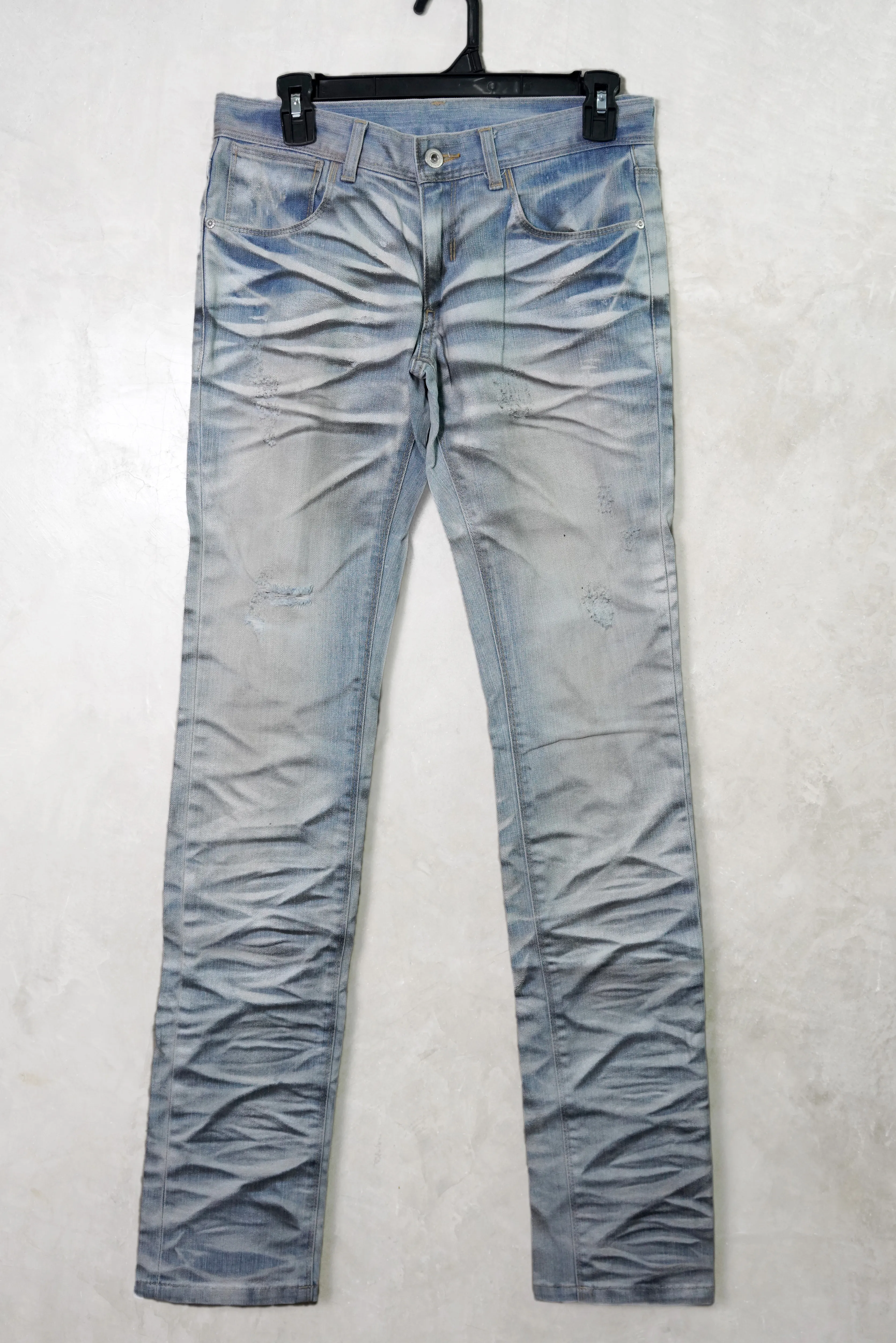 Black Barrett Painted Skinny Jeans