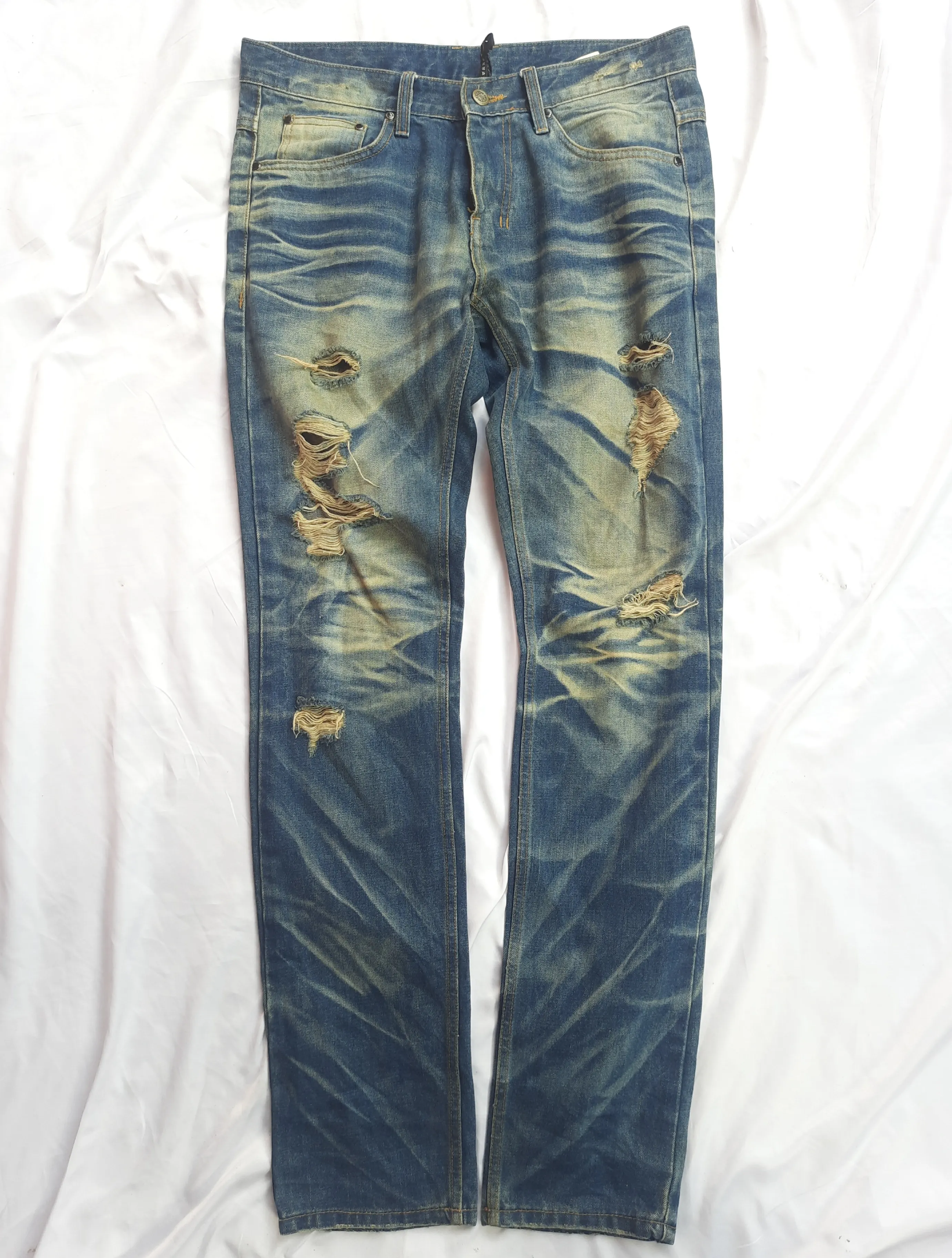 Black barret neil barret distressed denim nice fading😍