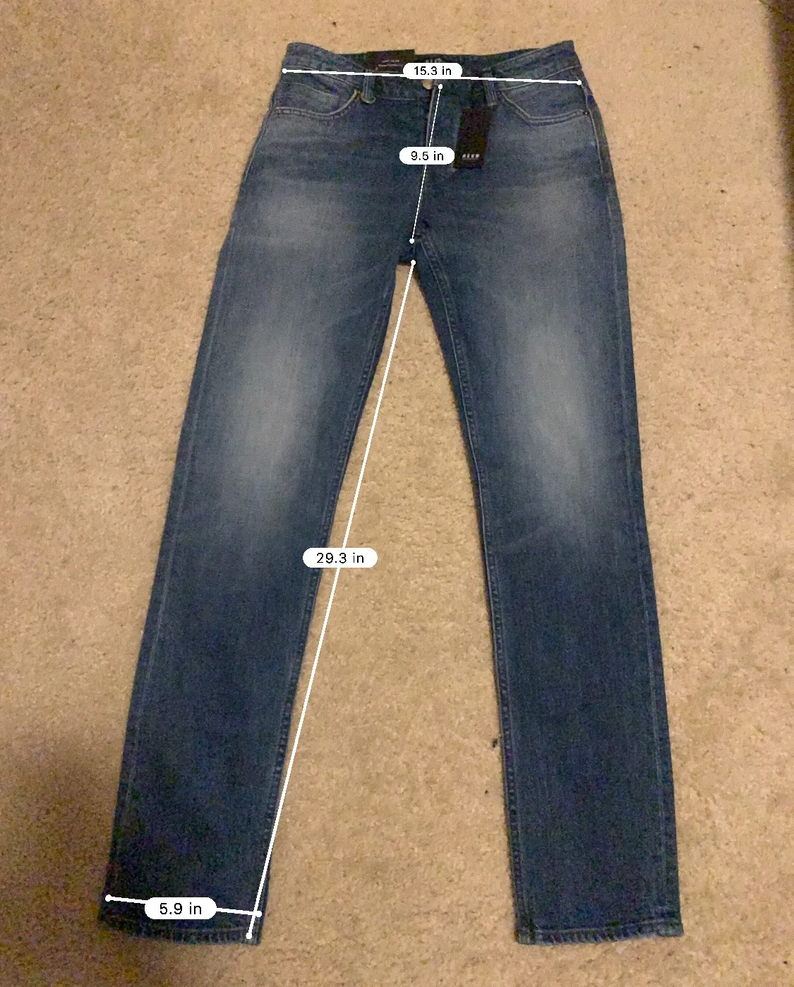 NEUW jeans regular waist, slim leg