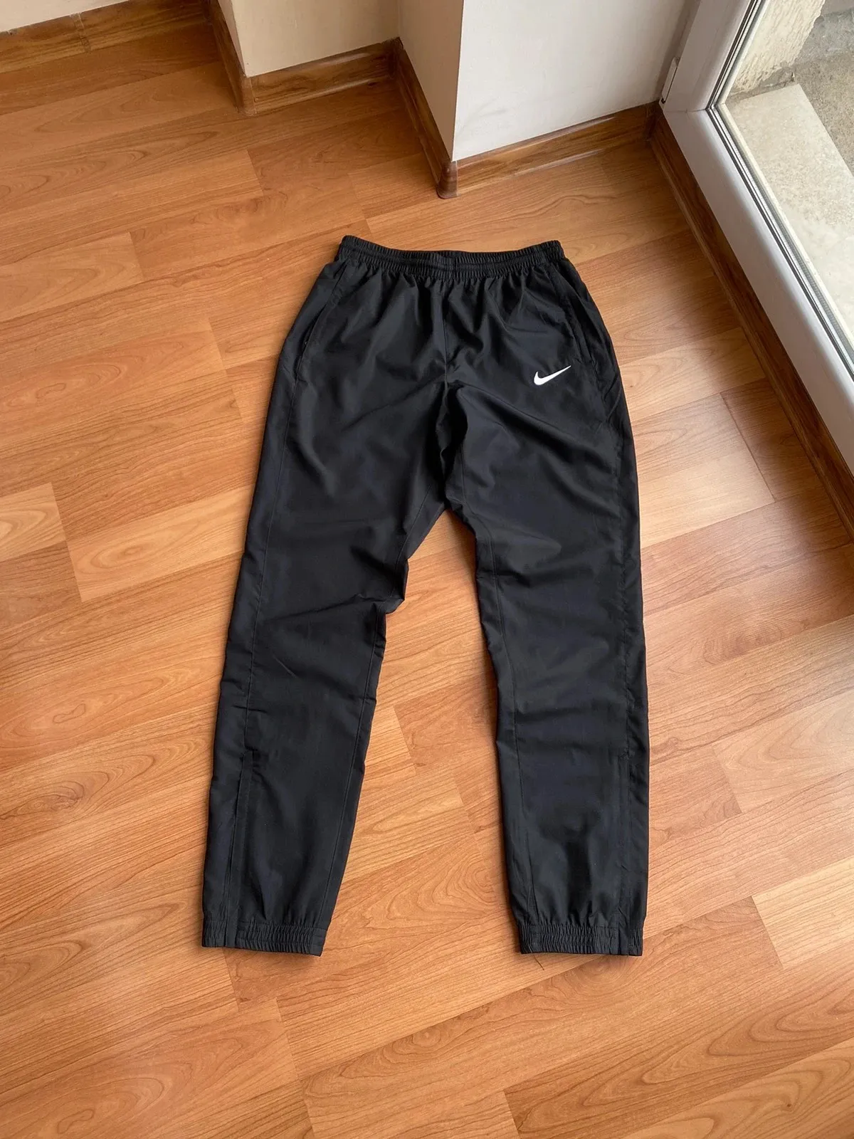 Vintage Nike Black Dri-Fit Nylon Sweatpants