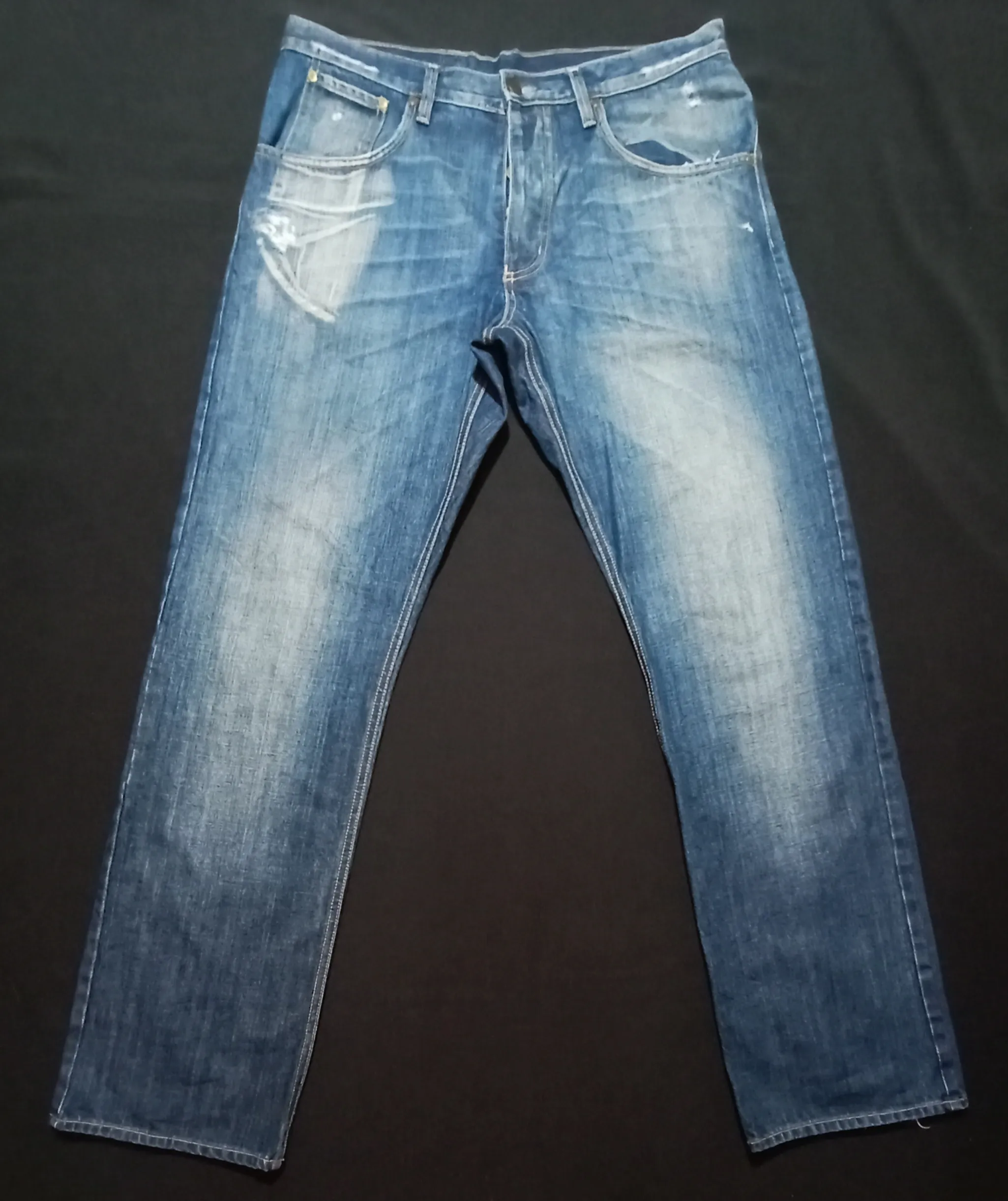 Nobody Denim Brand Distressed Style Jeans Beauty Fade