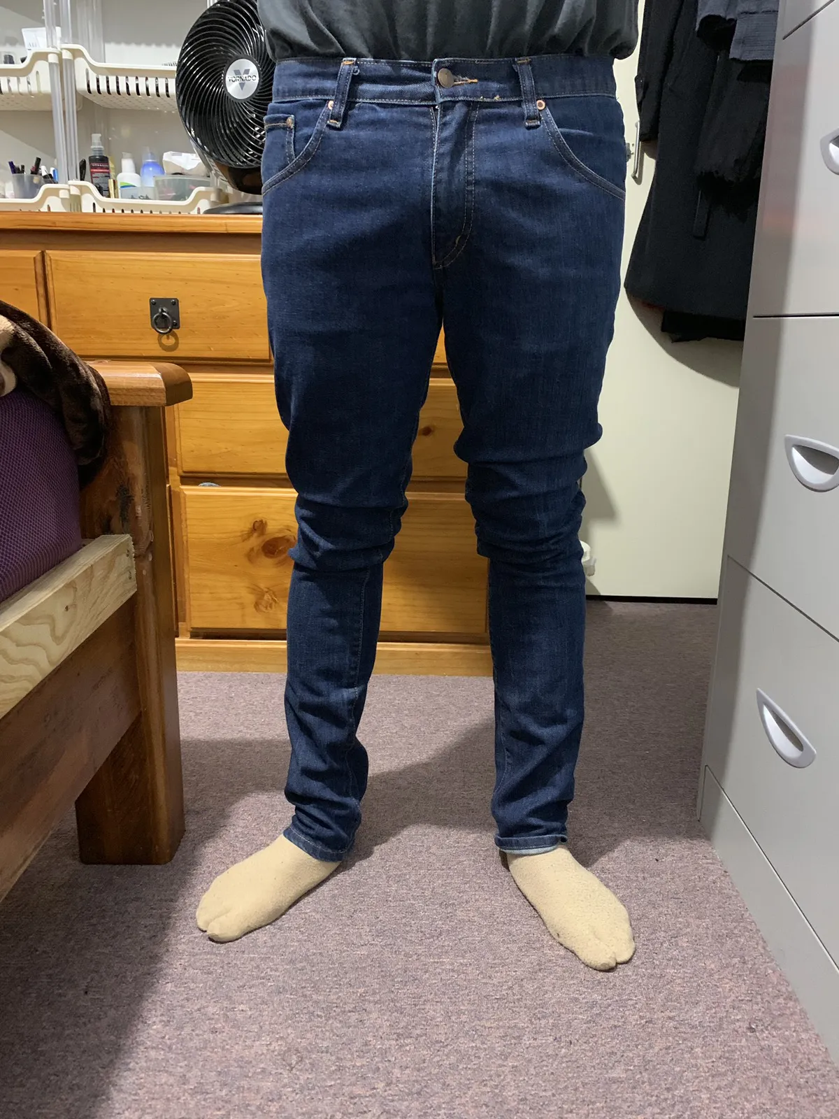 Nobody blue skinny denim jeans like nudie and ksubi