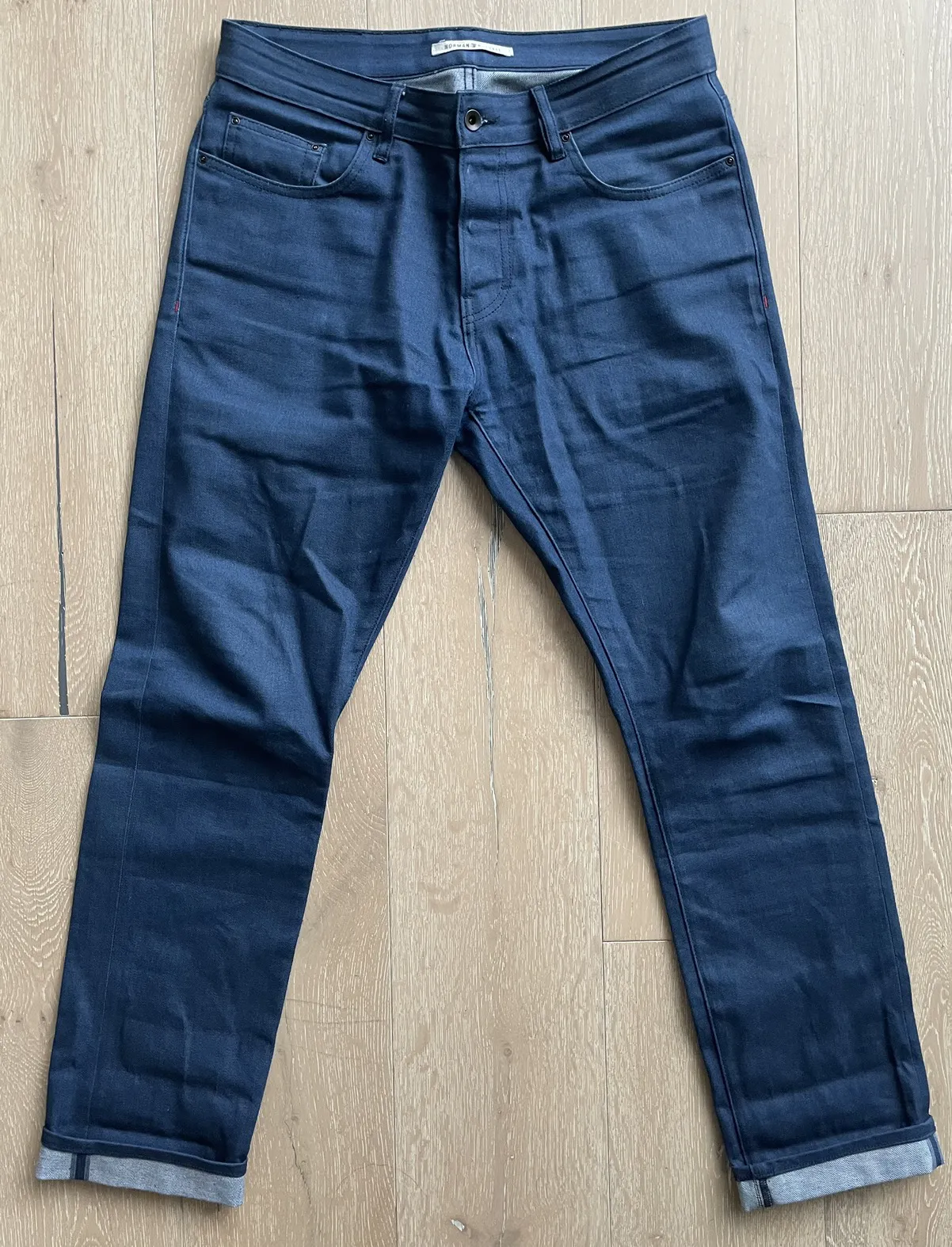 Overdyed Indigo Denim Jeans