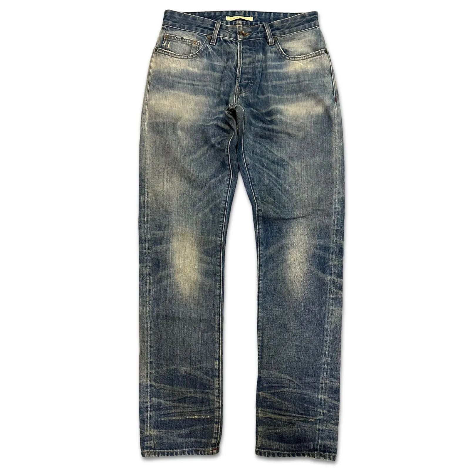 Norman Russell The Cookie Slim Fit Selvedge Denim Jeans Size