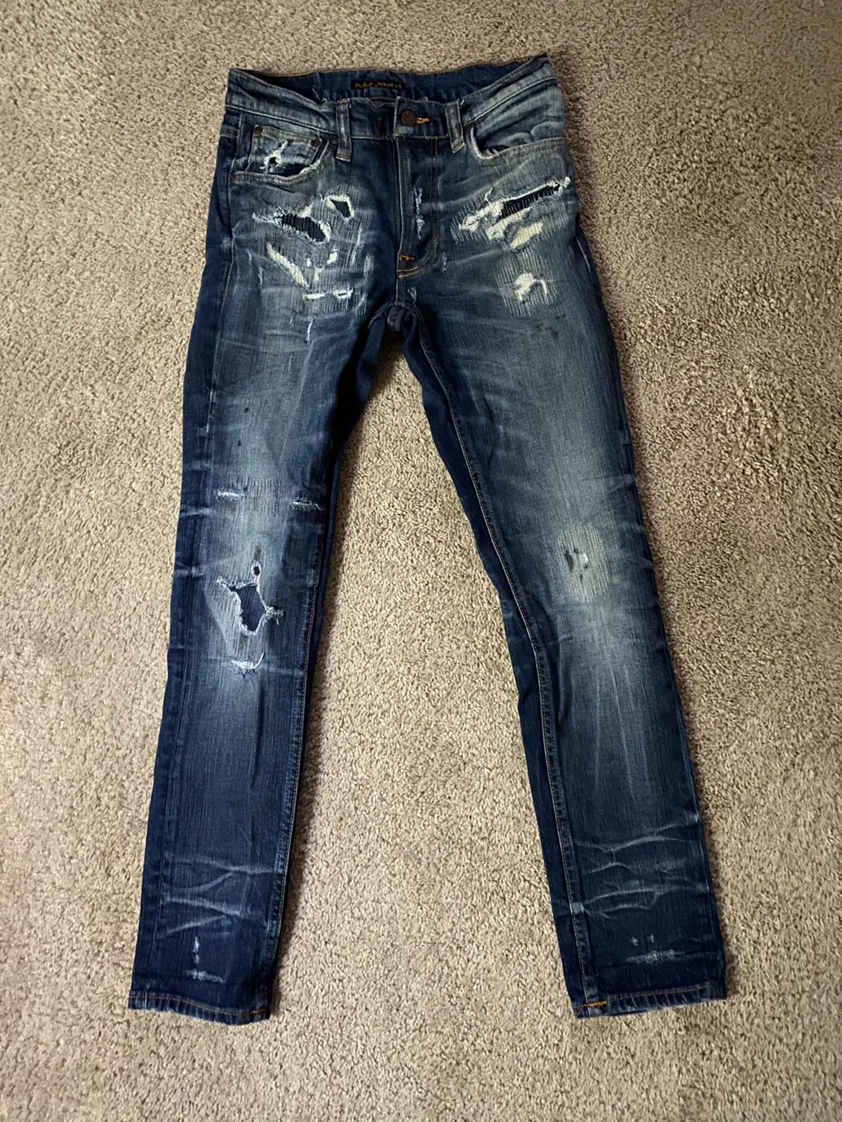 Blue Worn Lean Dean Jeans