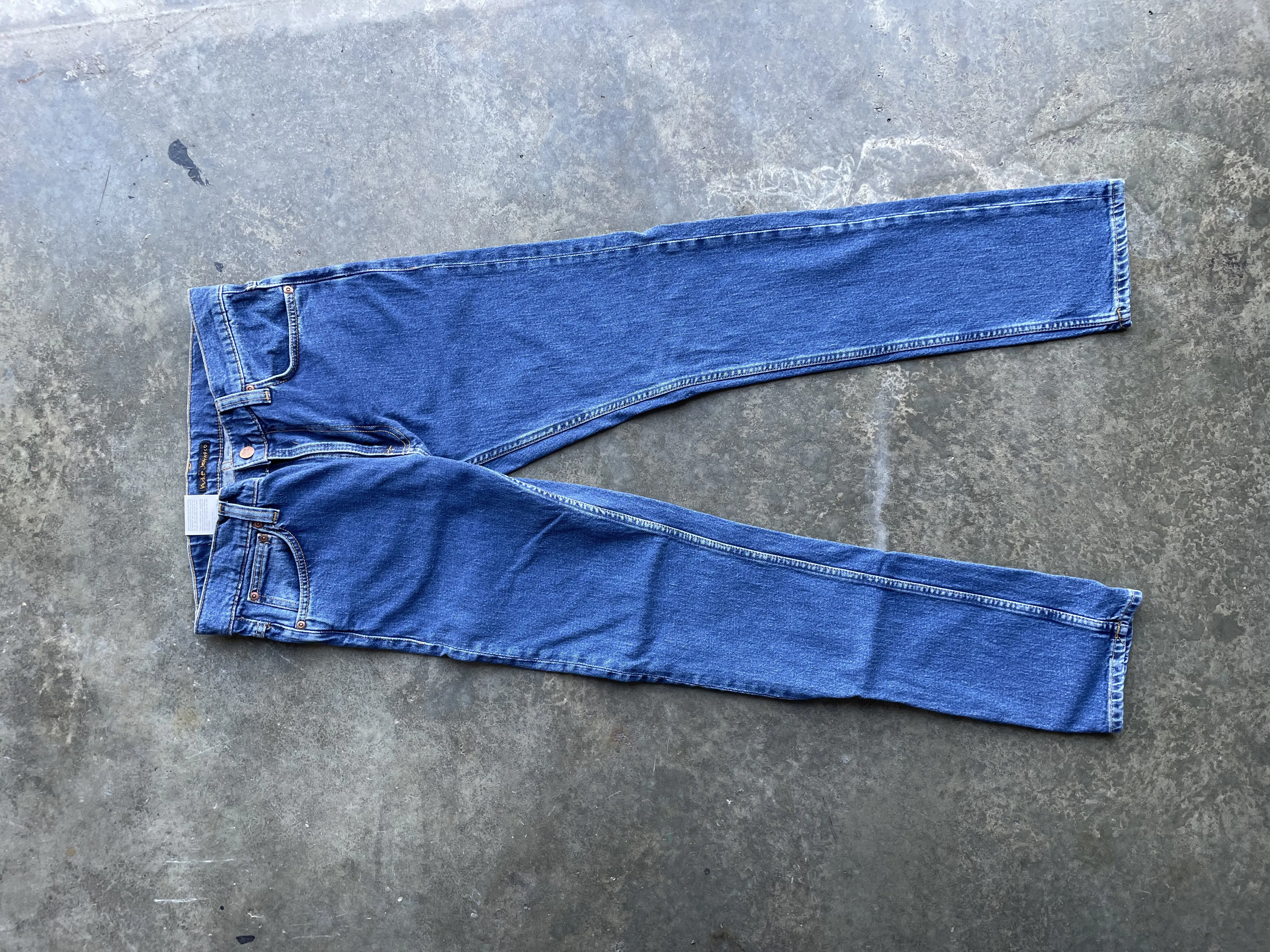 Nudie Jeans Plain Stone Lean Dean Denim