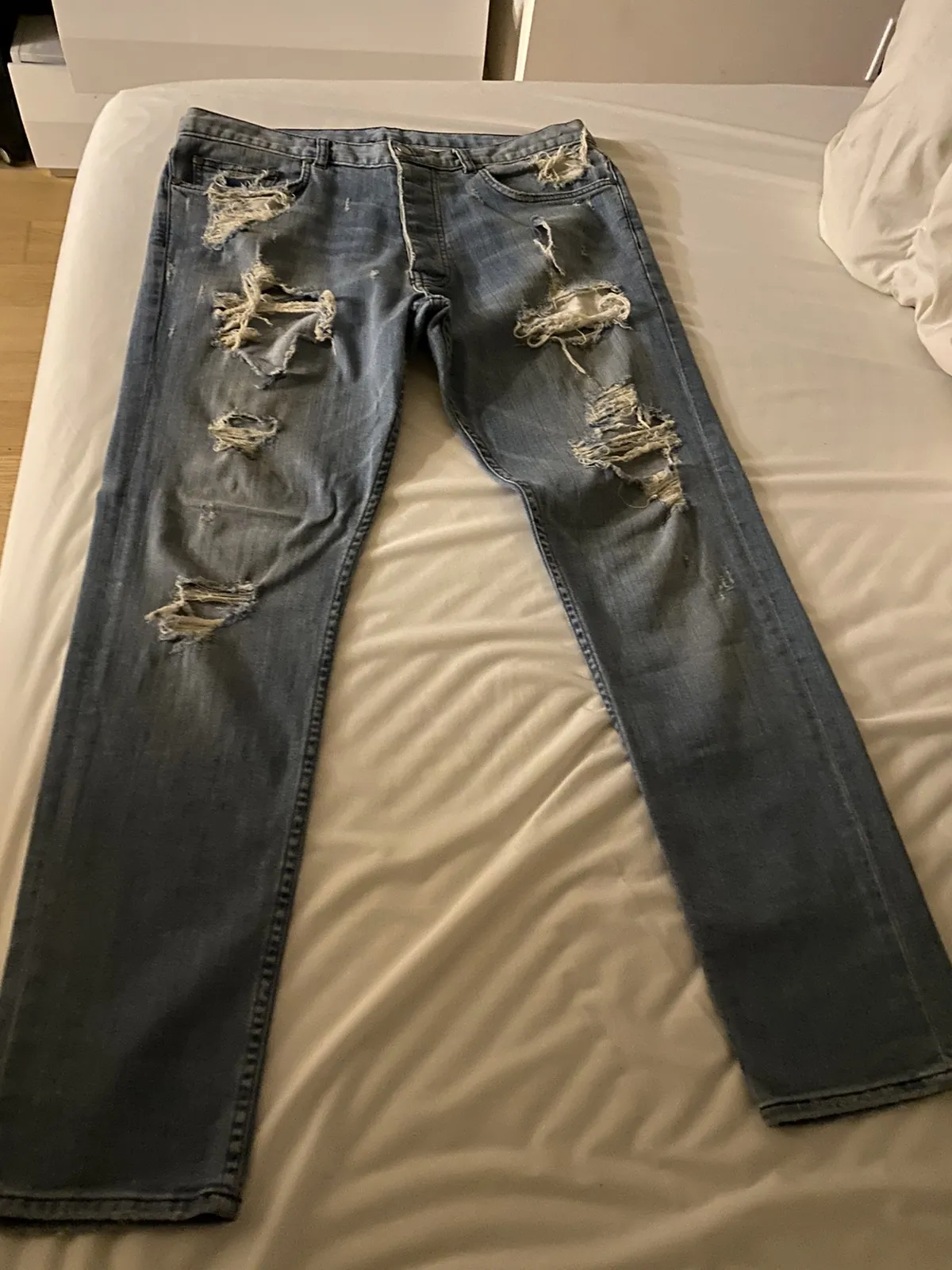 OAK NYC destroyed Jean - indigo