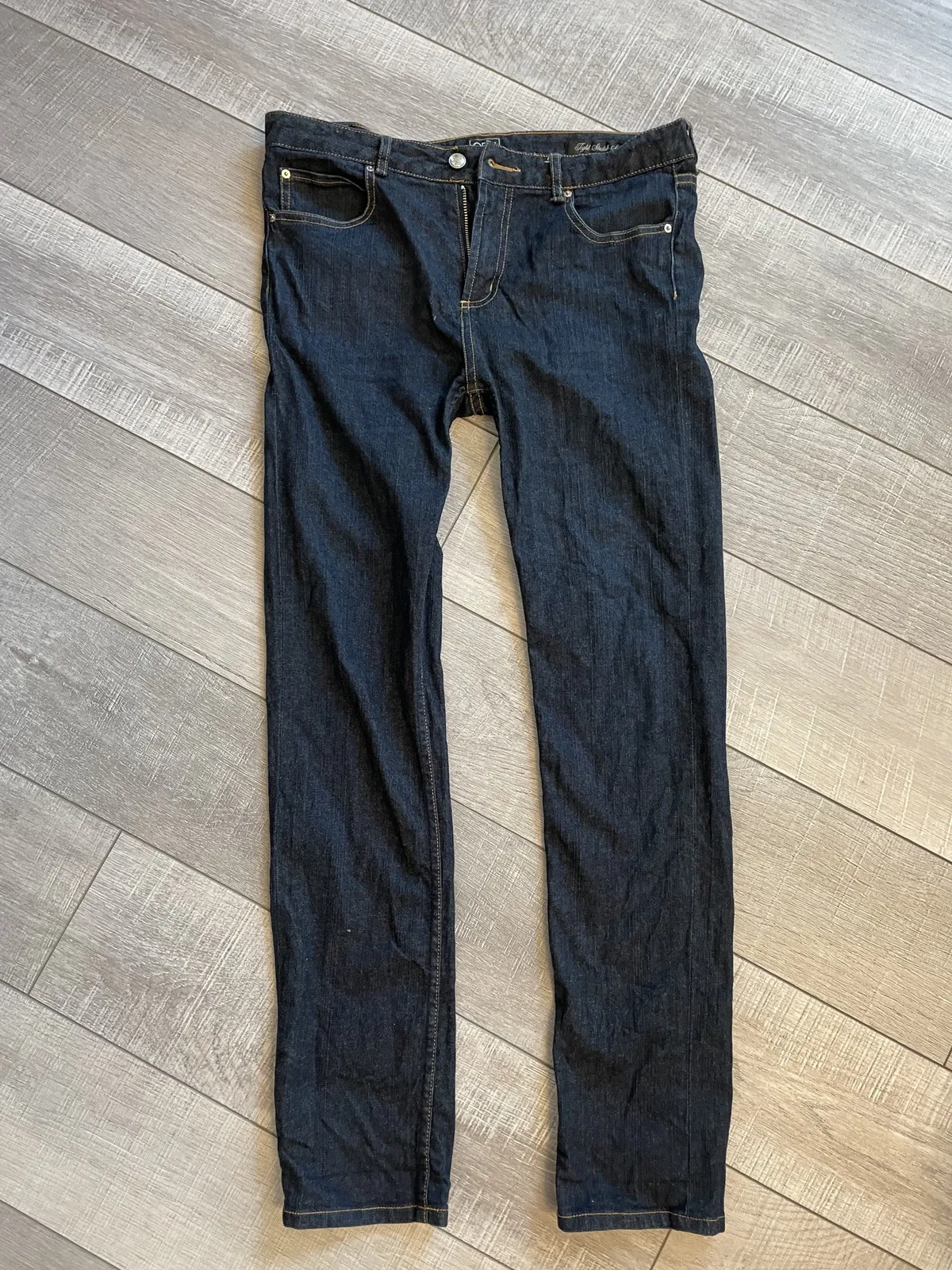 Obey Denim Jeans Tight Stretch Straight Leg size 33
