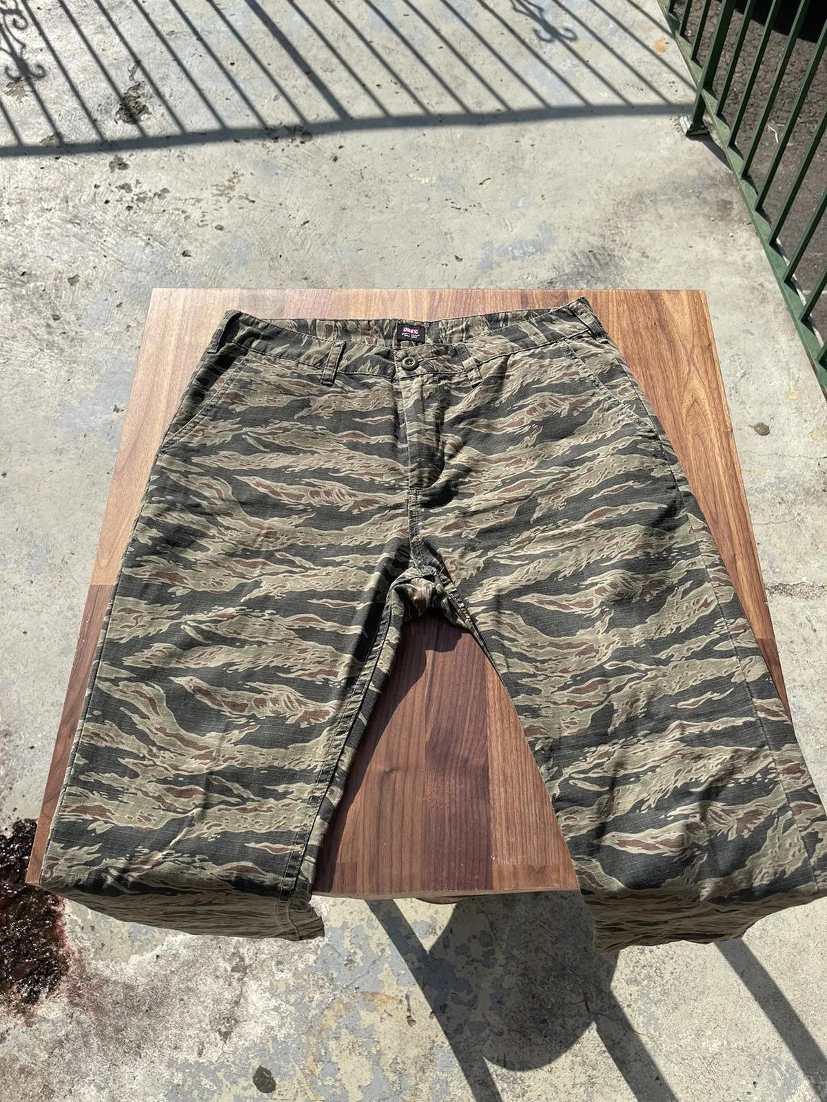 Obey Tiger Camouflage Denim Jean Pants