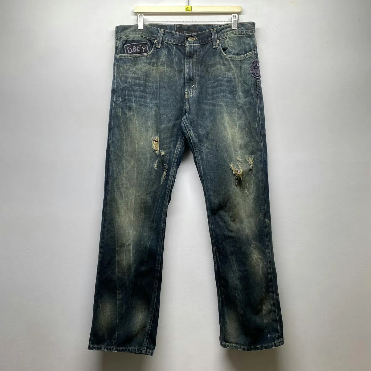 Levis Obey Distressed Jeans RARE