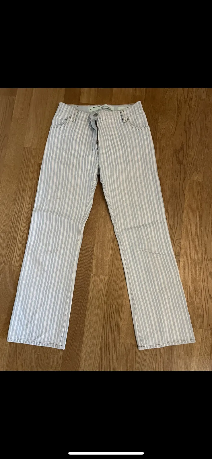 Striped Blue Jeans