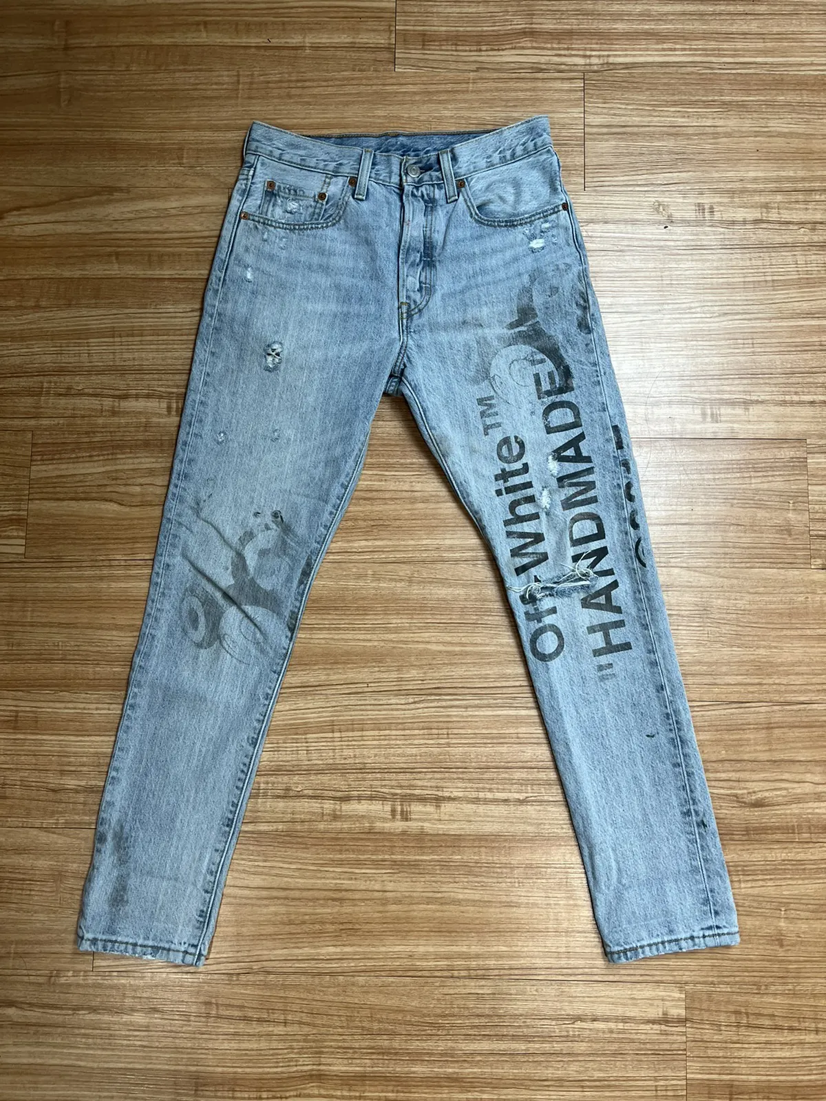 Takashi Murakami X Off-White Levi’s 501 Demin 1 of 1