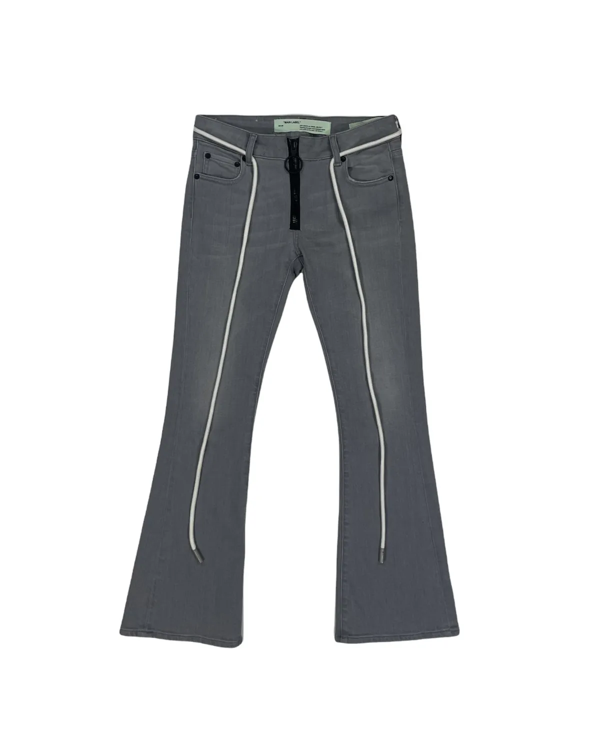 Off white flare jeans
