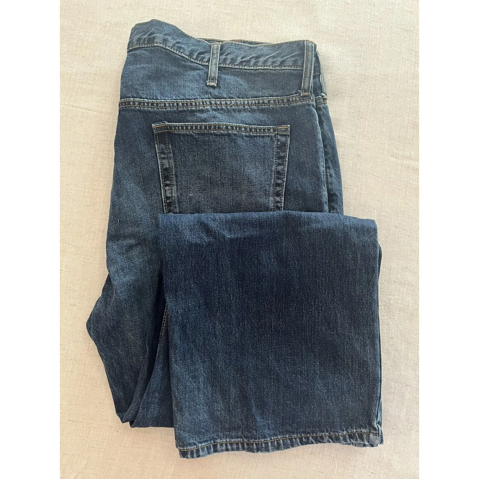 Old Navy, Straight, Men's Denim Blue Jeans, Size 42 x32