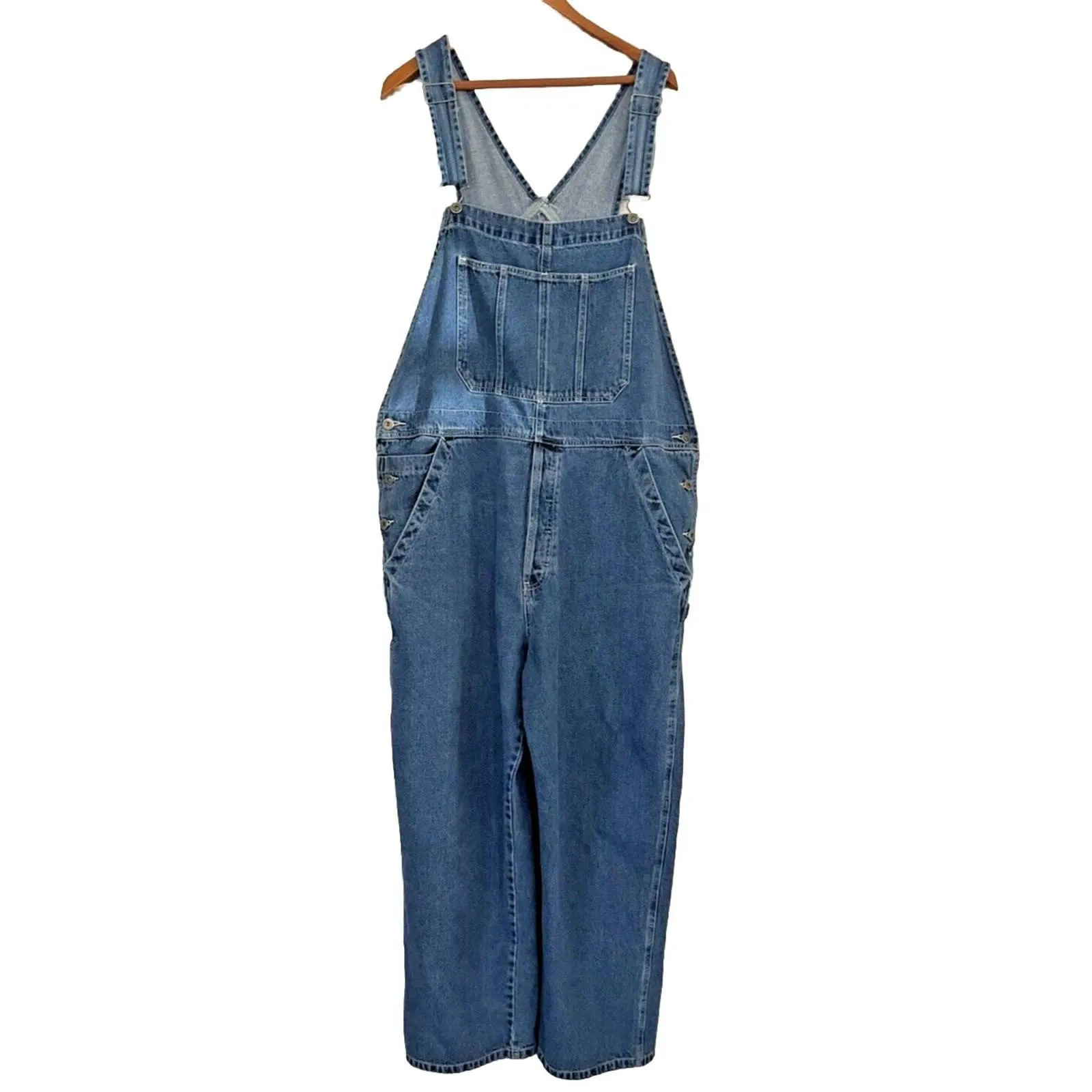 Vintage Y2K 90’s Old Navy XL Blue Jean Carpenter Overalls