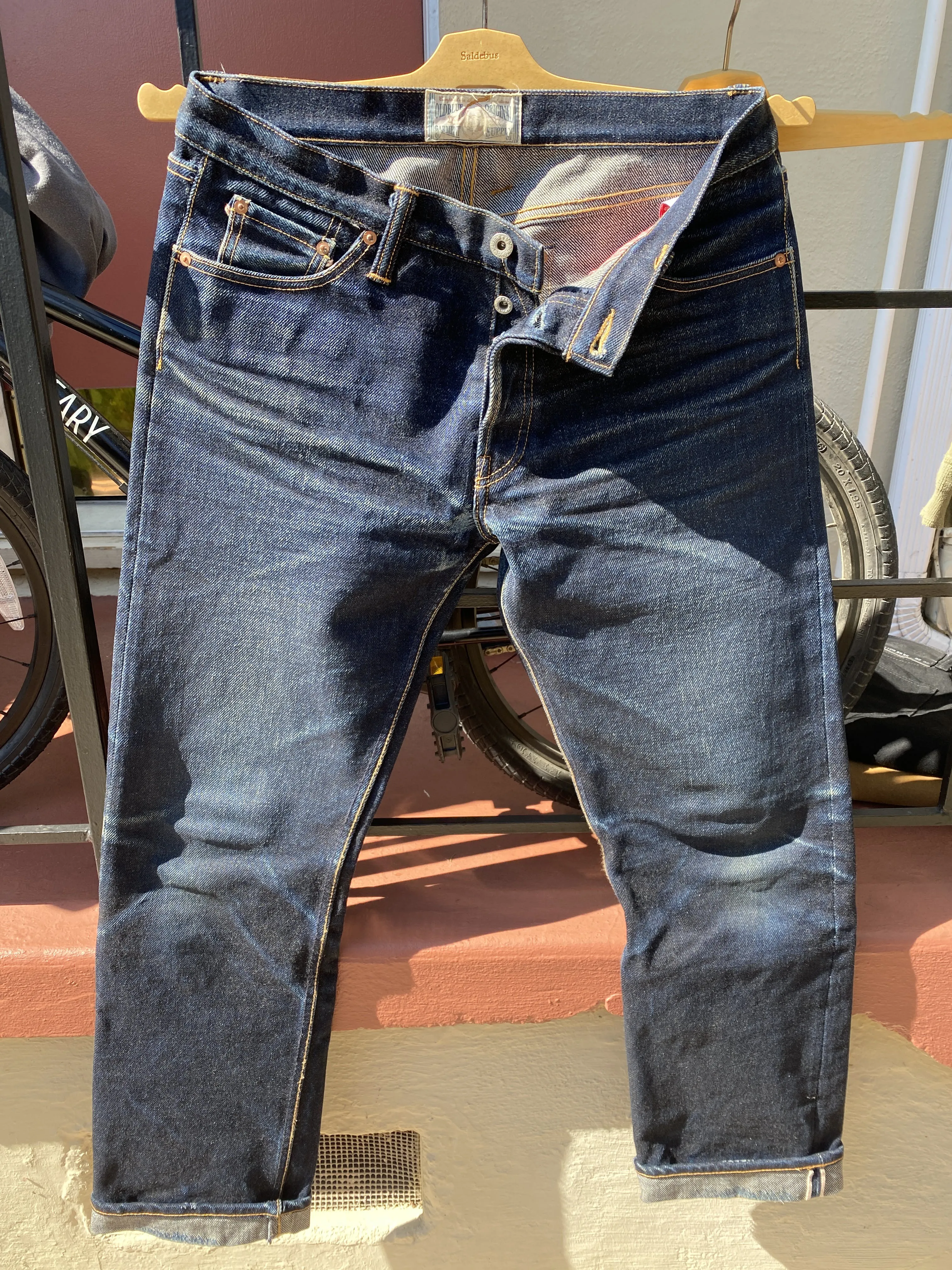 Oldblue Co. 23 oz (raw) 8.25" cut, size 34
