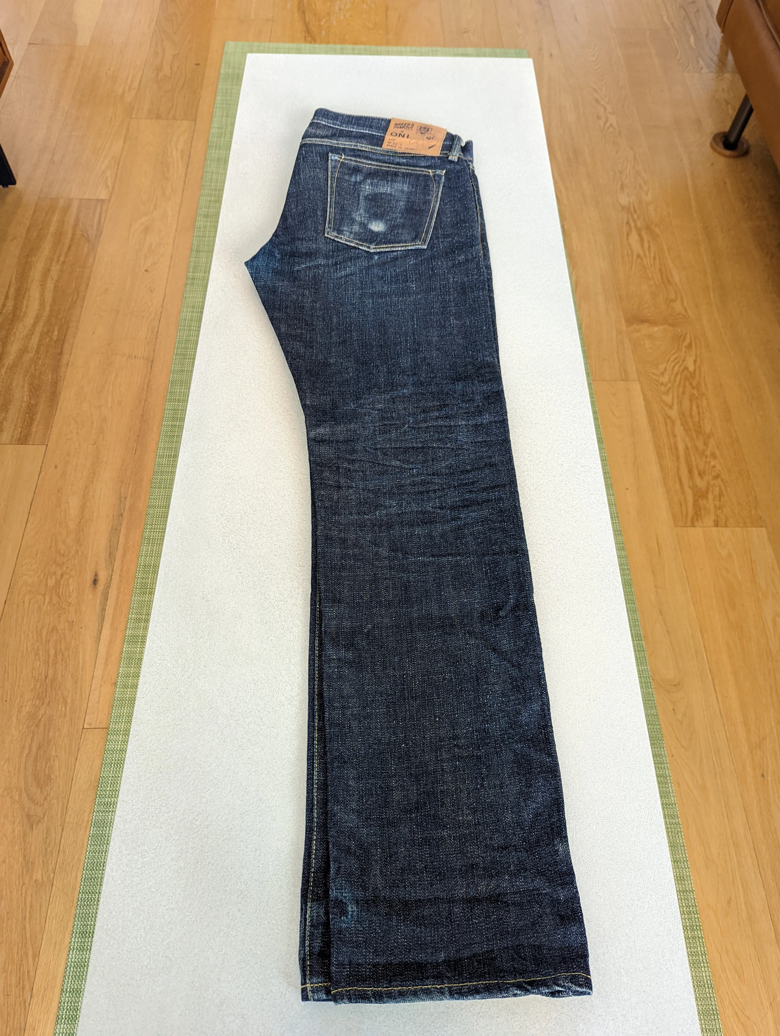 RARE Naked & Famous x Oni Weird Guy Slubby Denim Size 33
