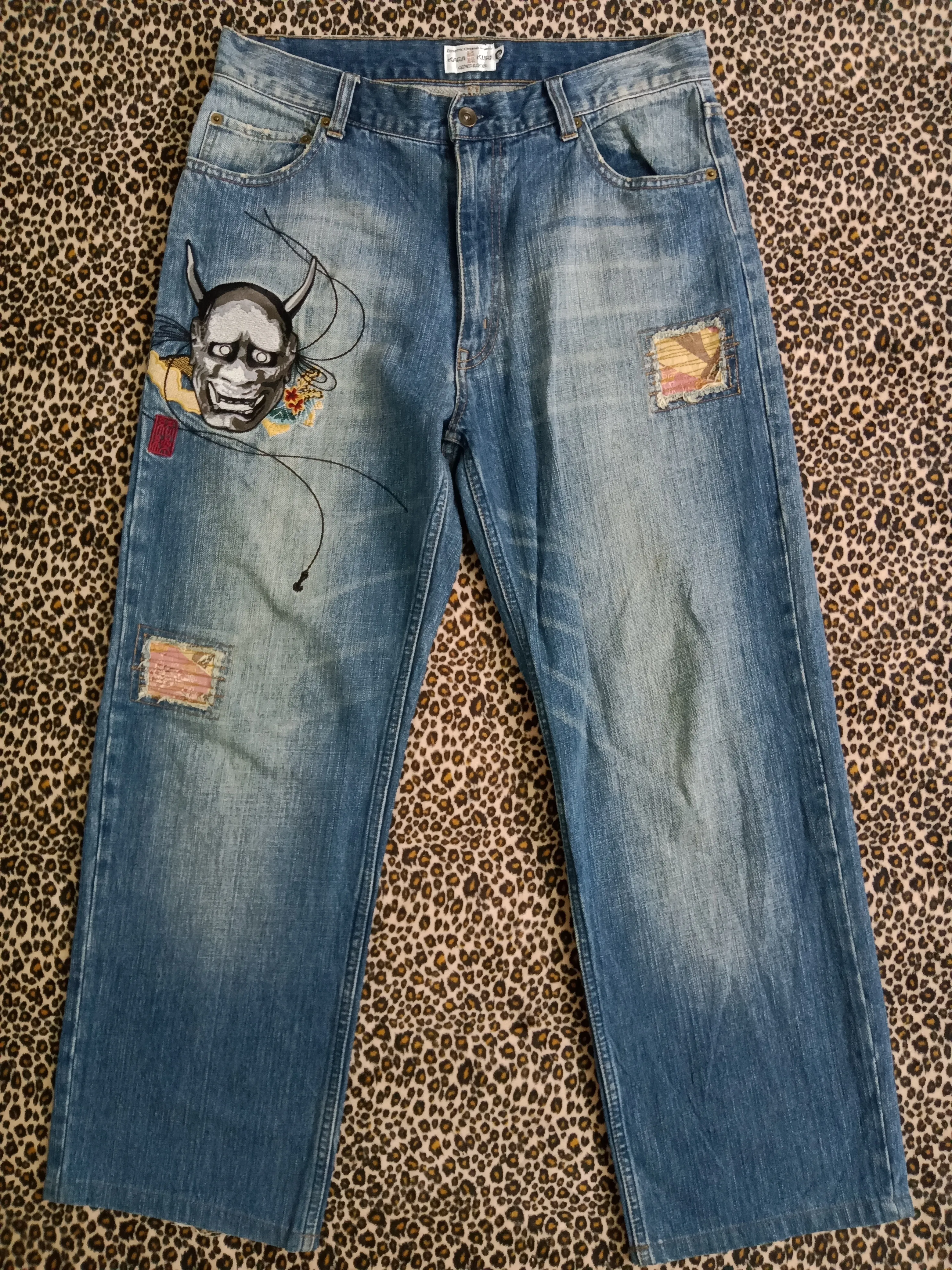 💥LastDrop💥 KARA KURI ONI DEMON JAPANESE BRAND EMBROIDERY