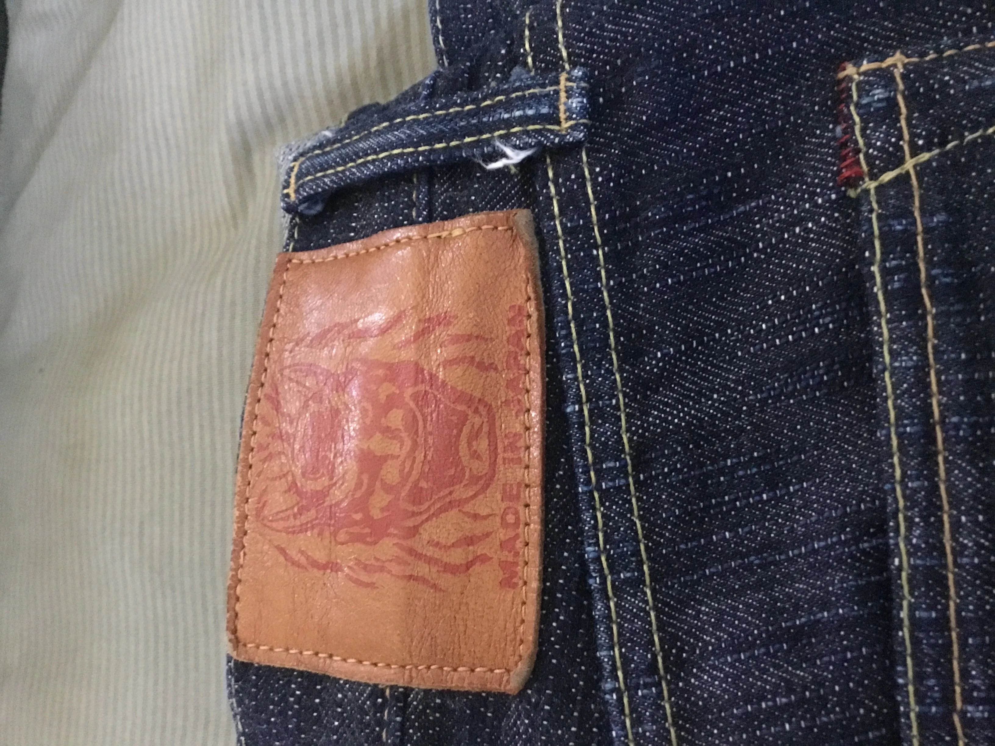 Oni denim purchased in Tokyo