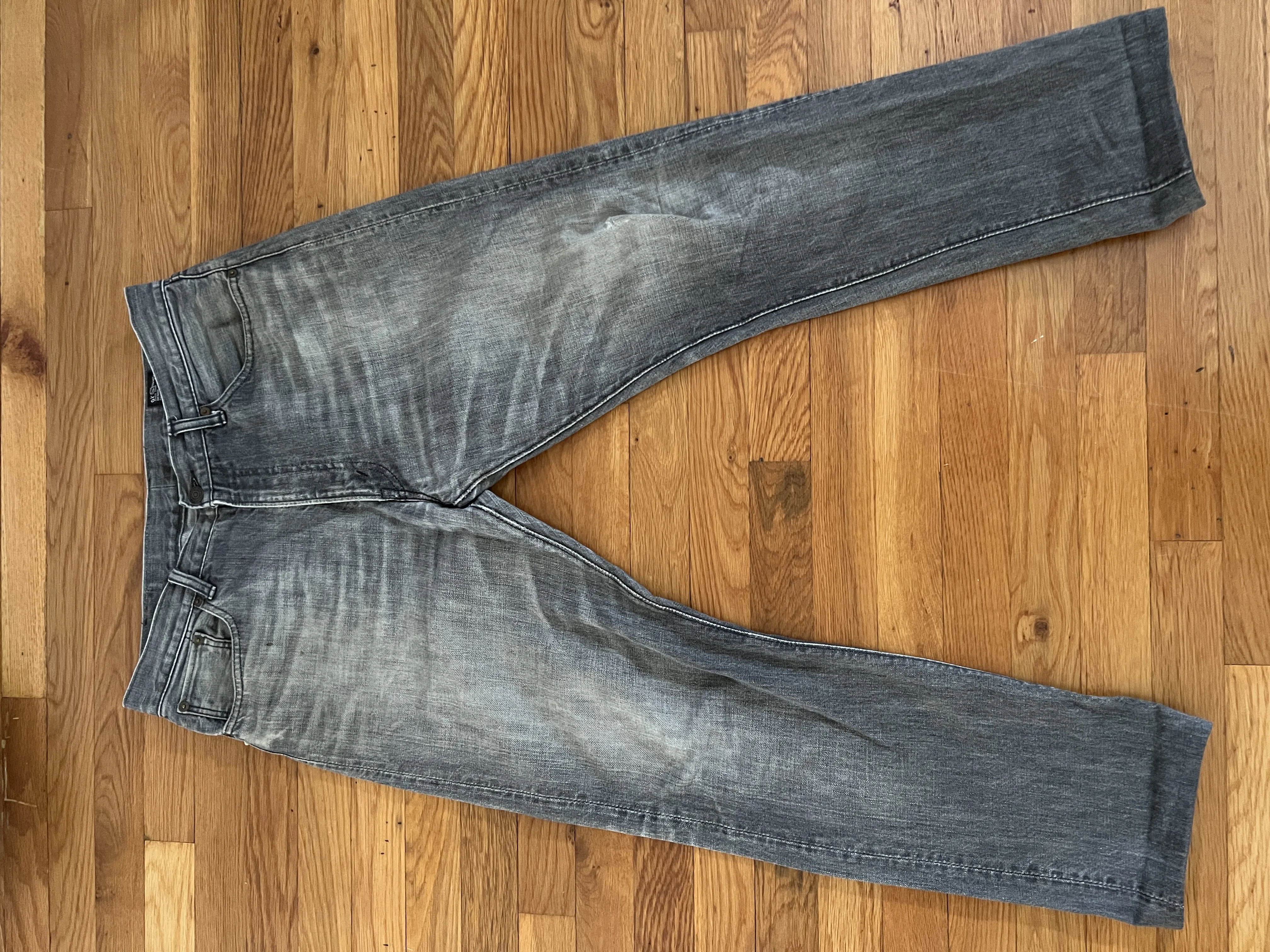 Orslow 107 Ivy Fit Grey Jeans 34”x28” Japan