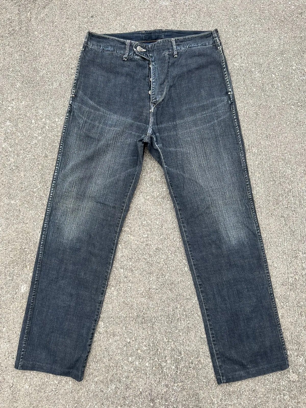Vintage 45rpm Japan Faded Indigo Bule Denim Trouser Pant