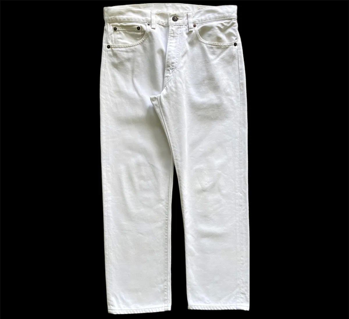 Orslow 107 Ivy Fit White Denim Jeans