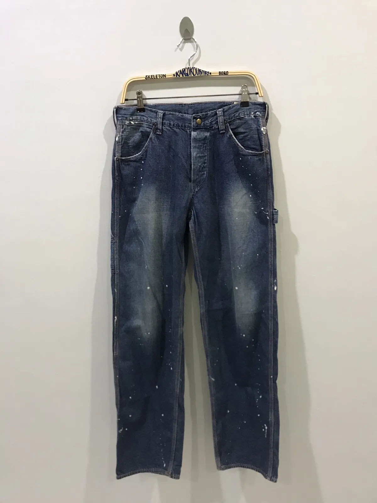 orSlow Japan Paint Splatter Carpenter/Painter Denim