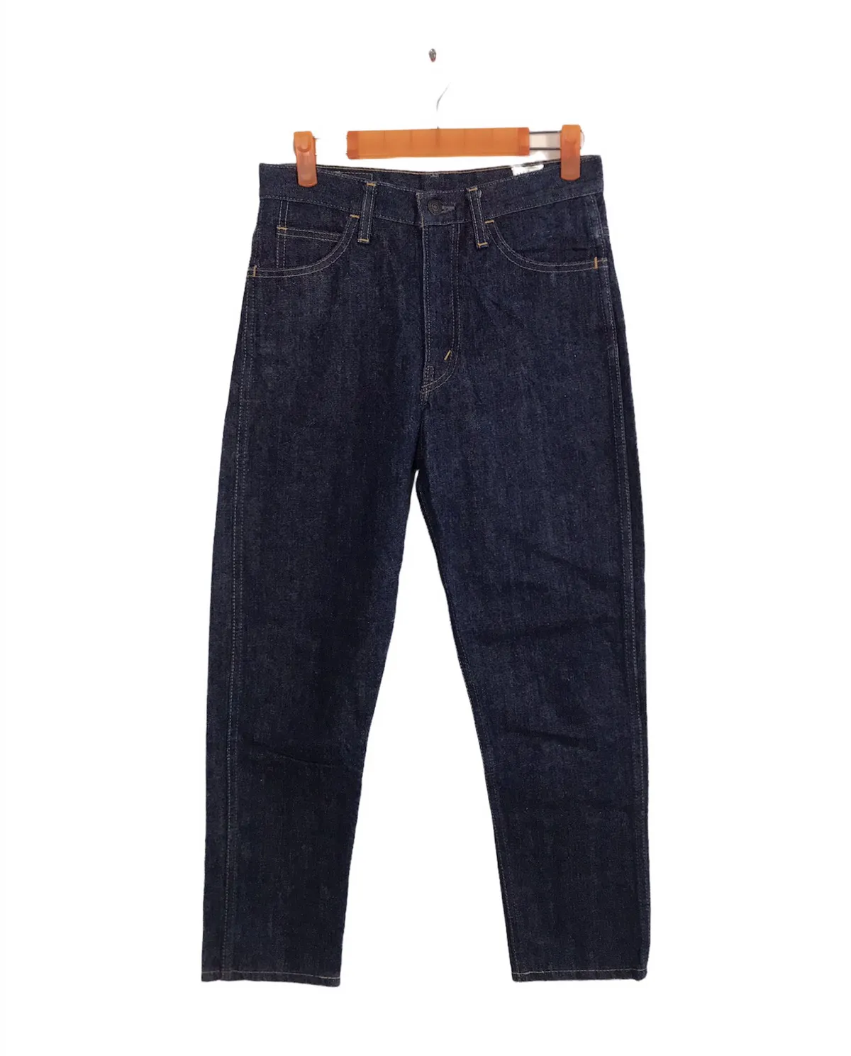 Japanese Brand Or Slow Indigo Denim Orange Tab Rare Design