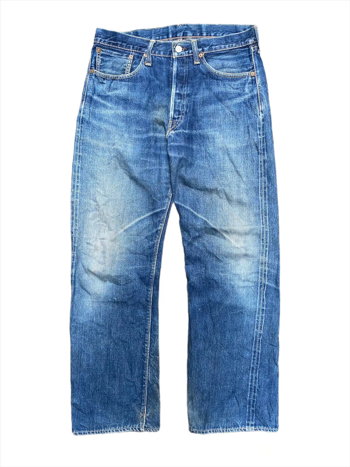 Joe McCoy Lot 905 Flared Distressed Selvedge Denim