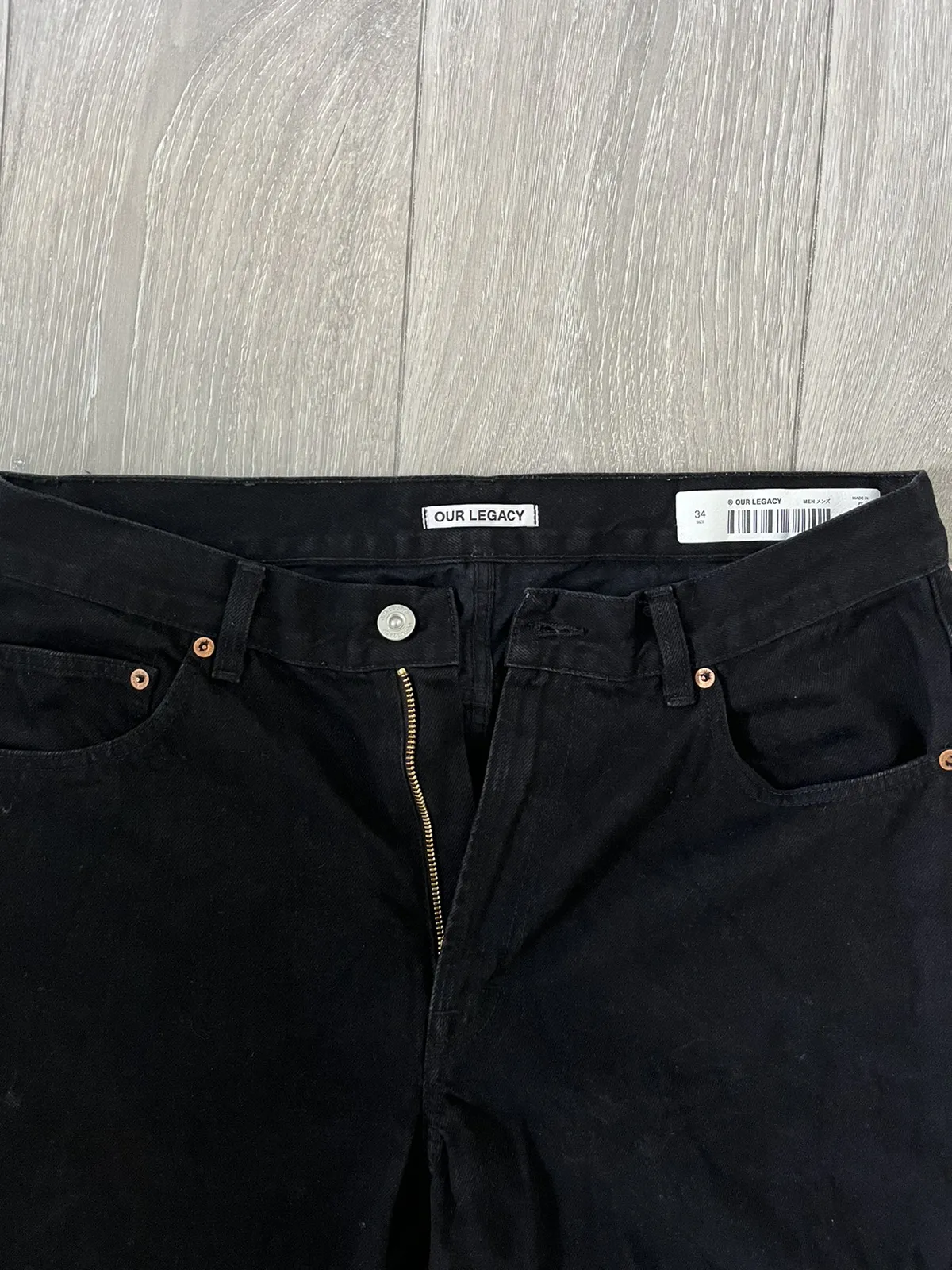 Our Legacy Second Cut black jeans
