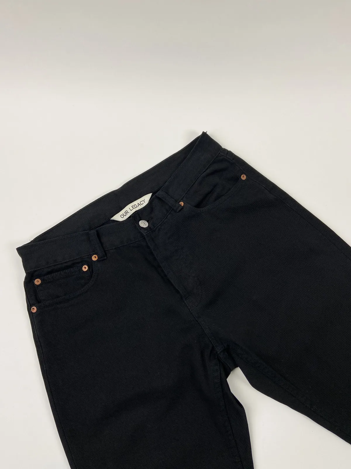 Our Legacy Black Denim Jeans
