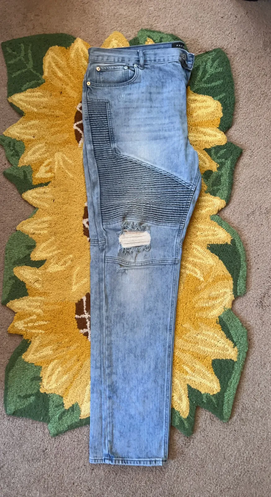 Biker jeans