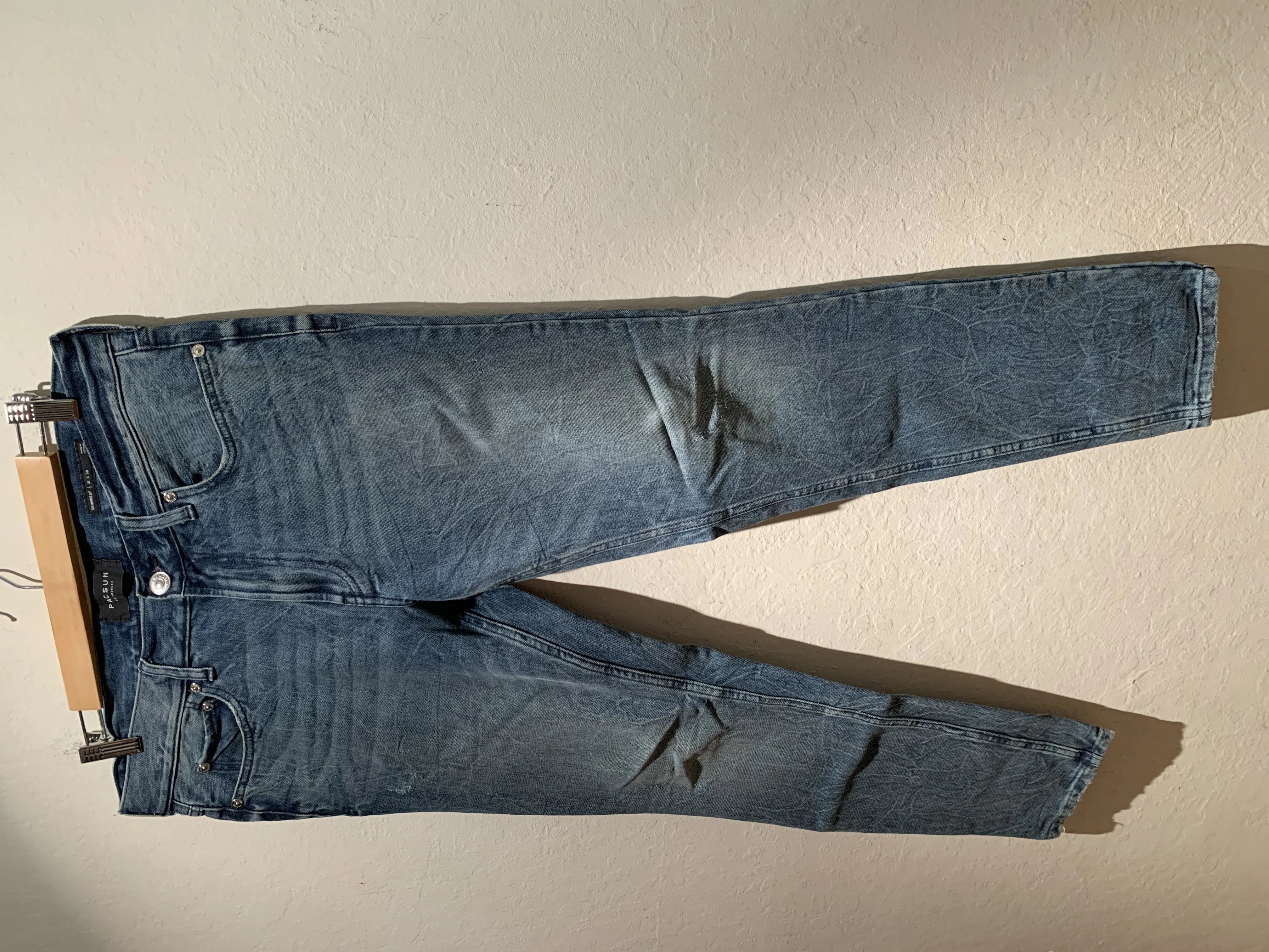 *RARE* PacSun OG Skinniest Thrash Wash Denim Jeans