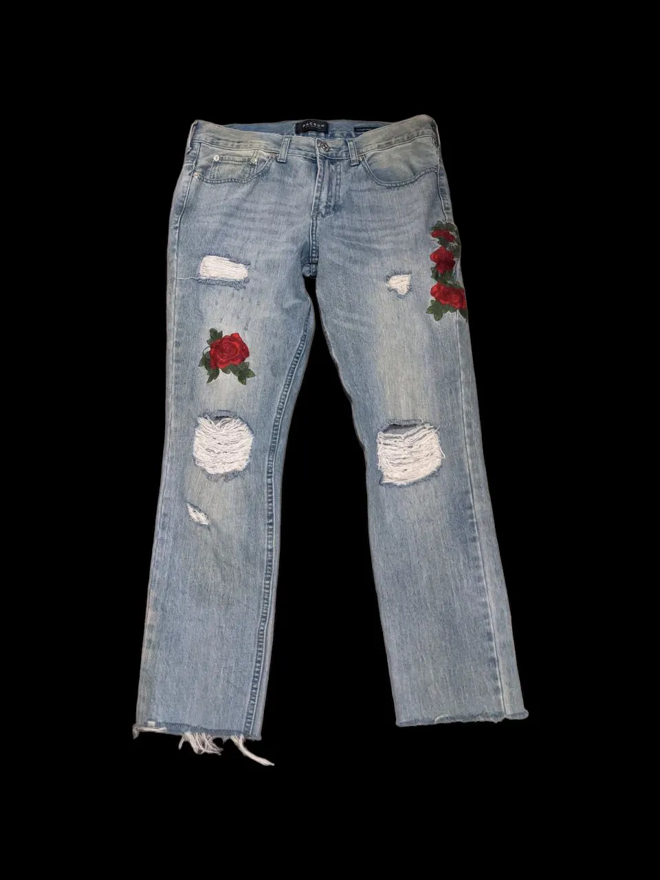 PACSUN FEAR OF GOD DISTRESSED DENIM PANTS